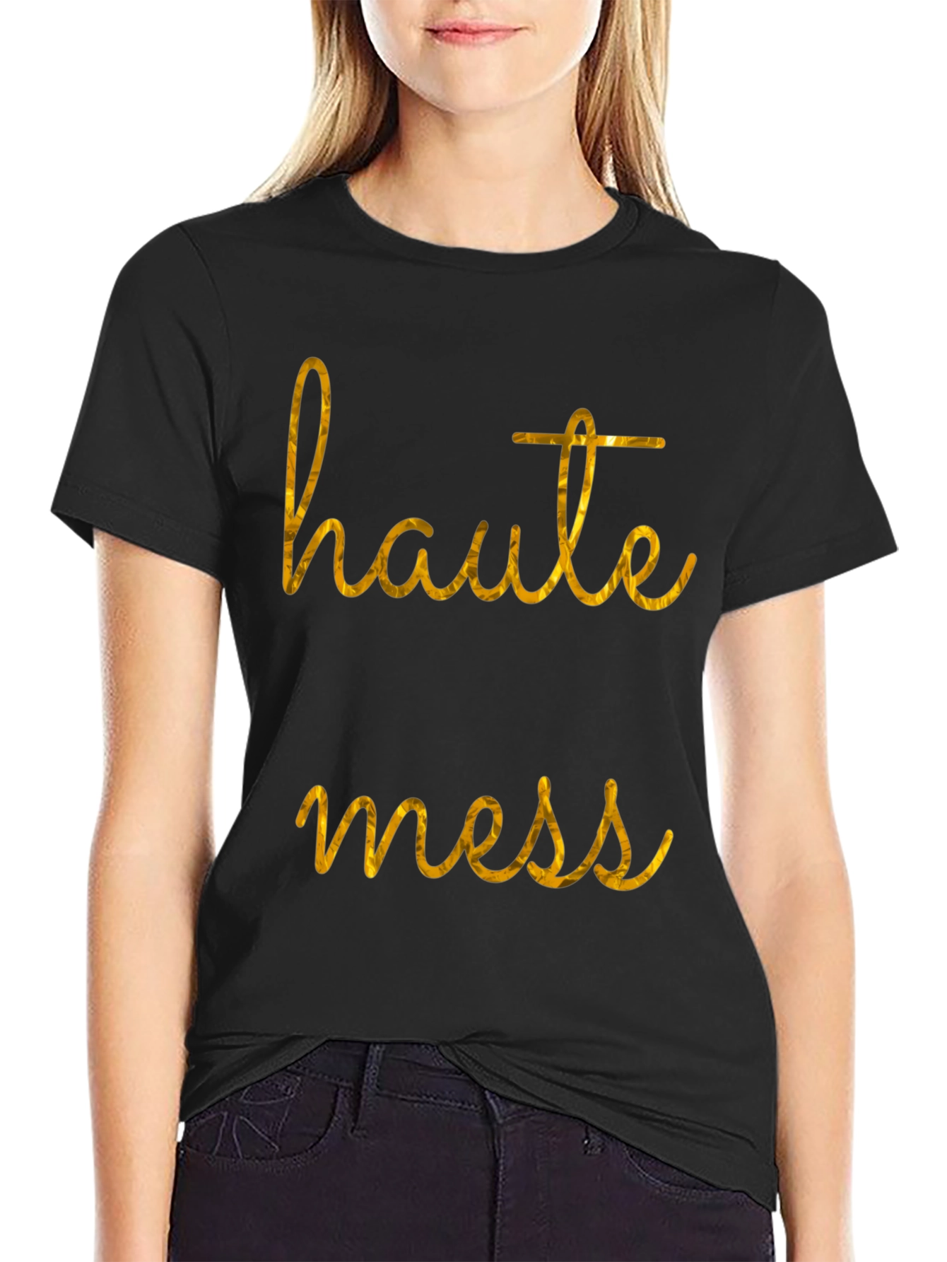 Haute Mess Graphic T-Shirt - Stylish Casual Tee