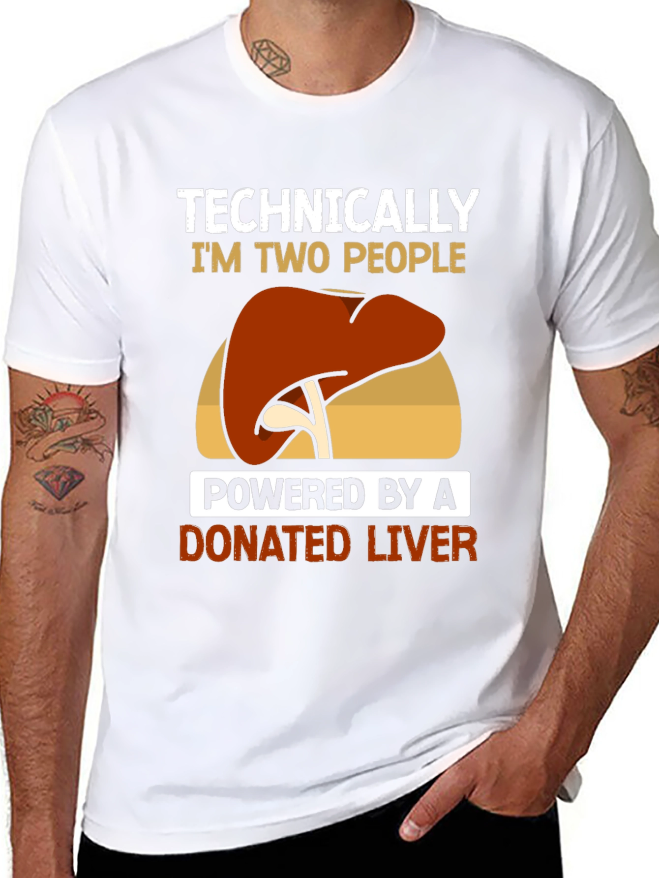 Technically Two People Donated Liver T-Shirt