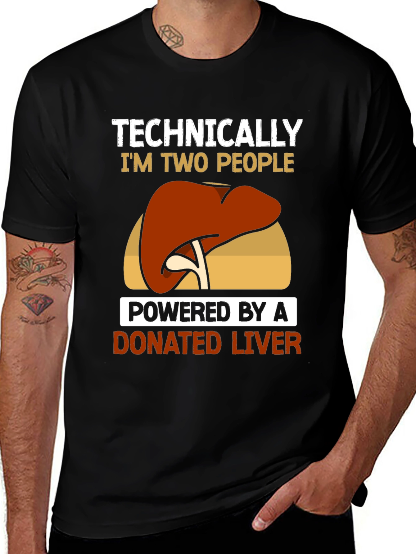 Technically Two People Donated Liver T-Shirt