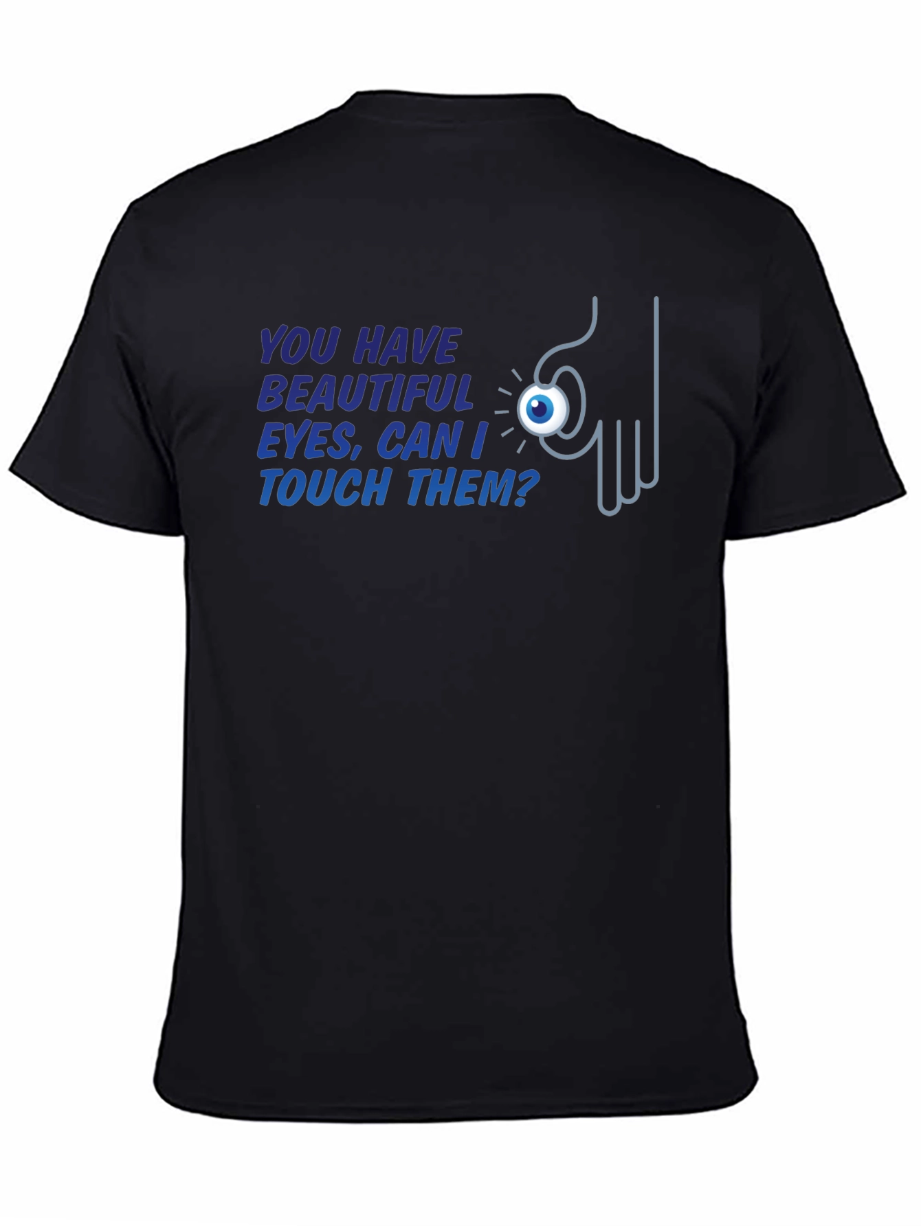 Funny Eye Touch Graphic T-Shirt