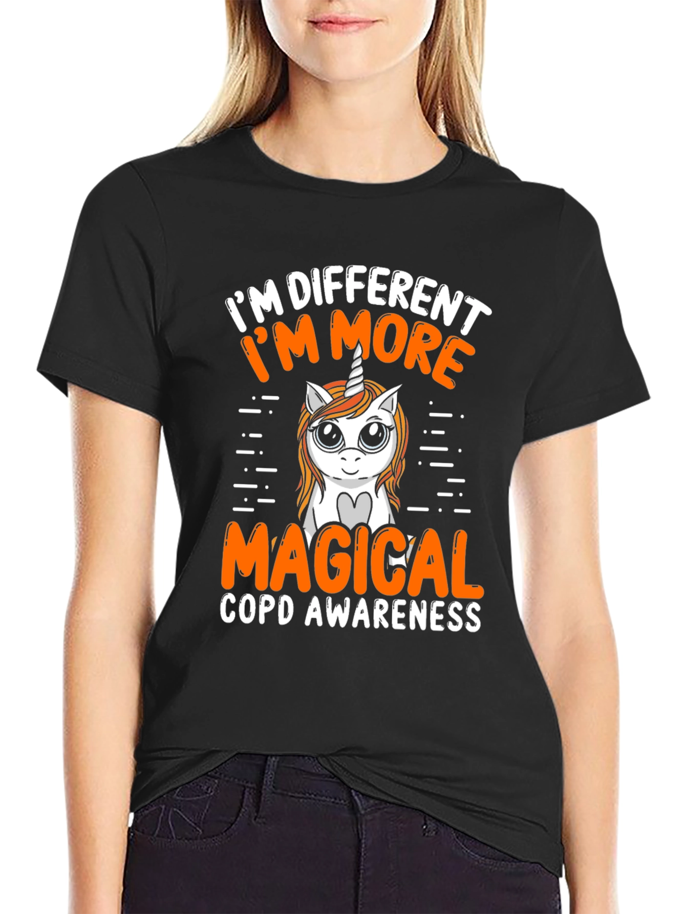 COPD Awareness Unicorn T-Shirt