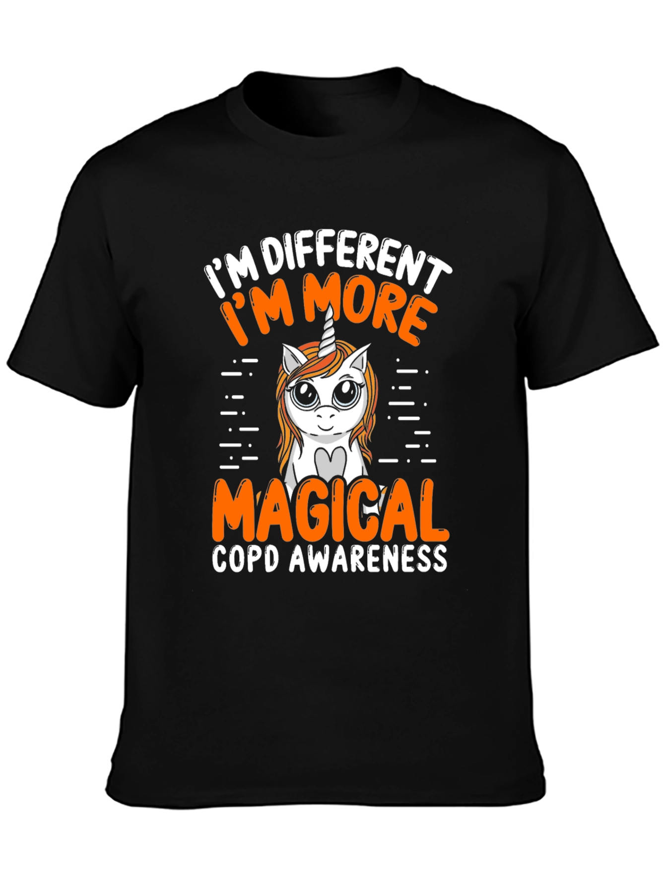 COPD Awareness Unicorn T-Shirt