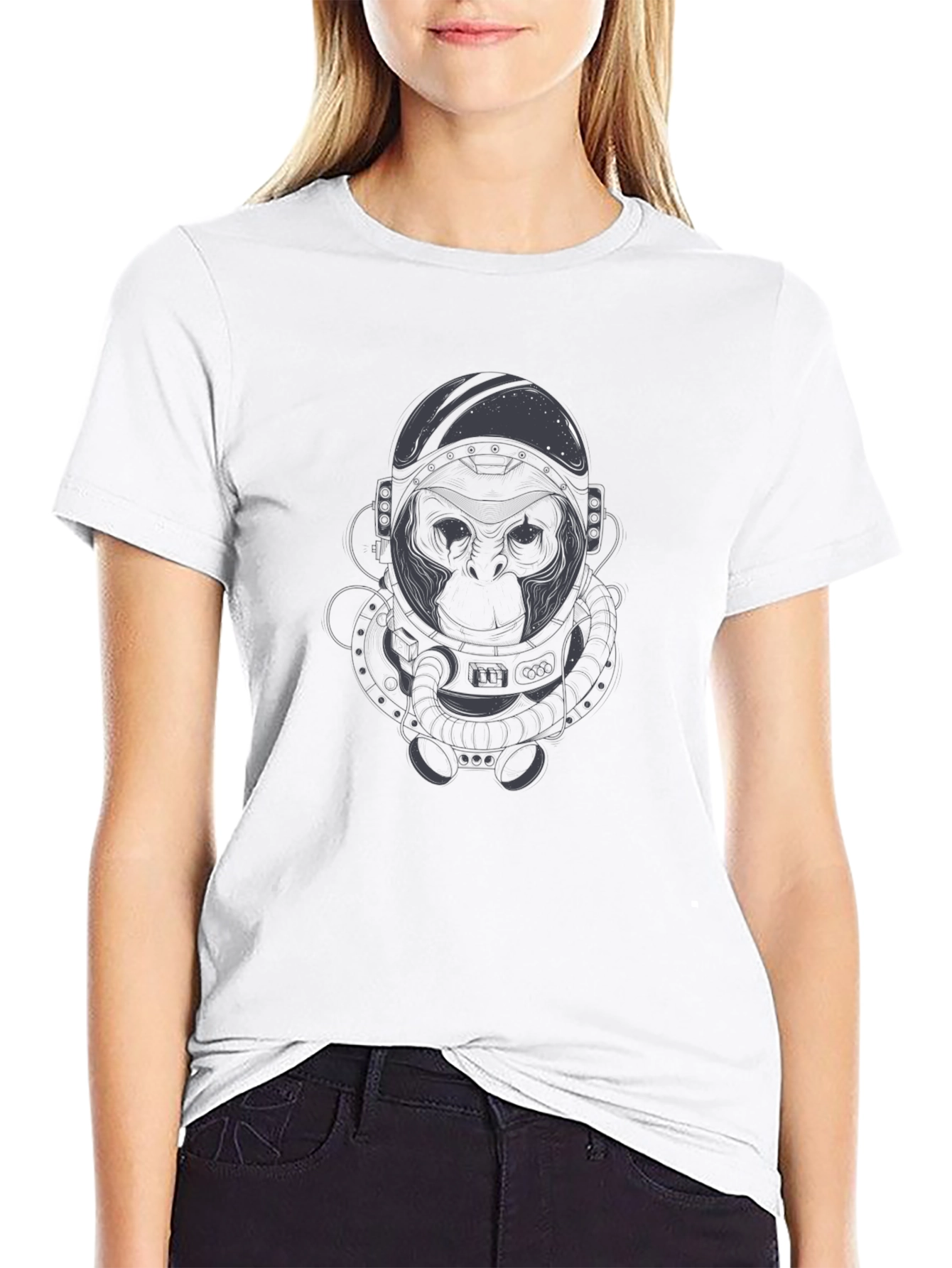 Astronaut Gorilla Graphic Tee
