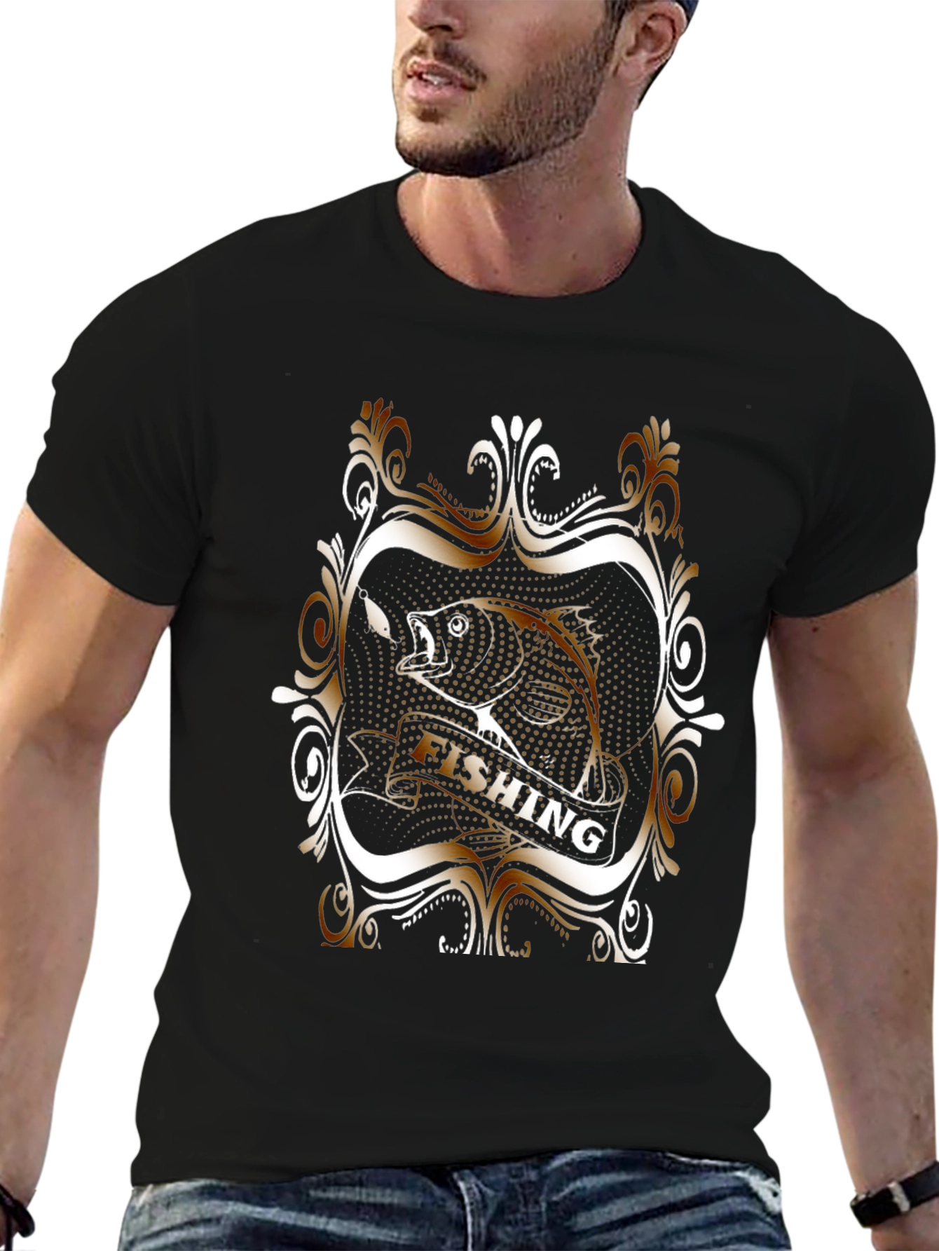 Fishing Graphic T-Shirt