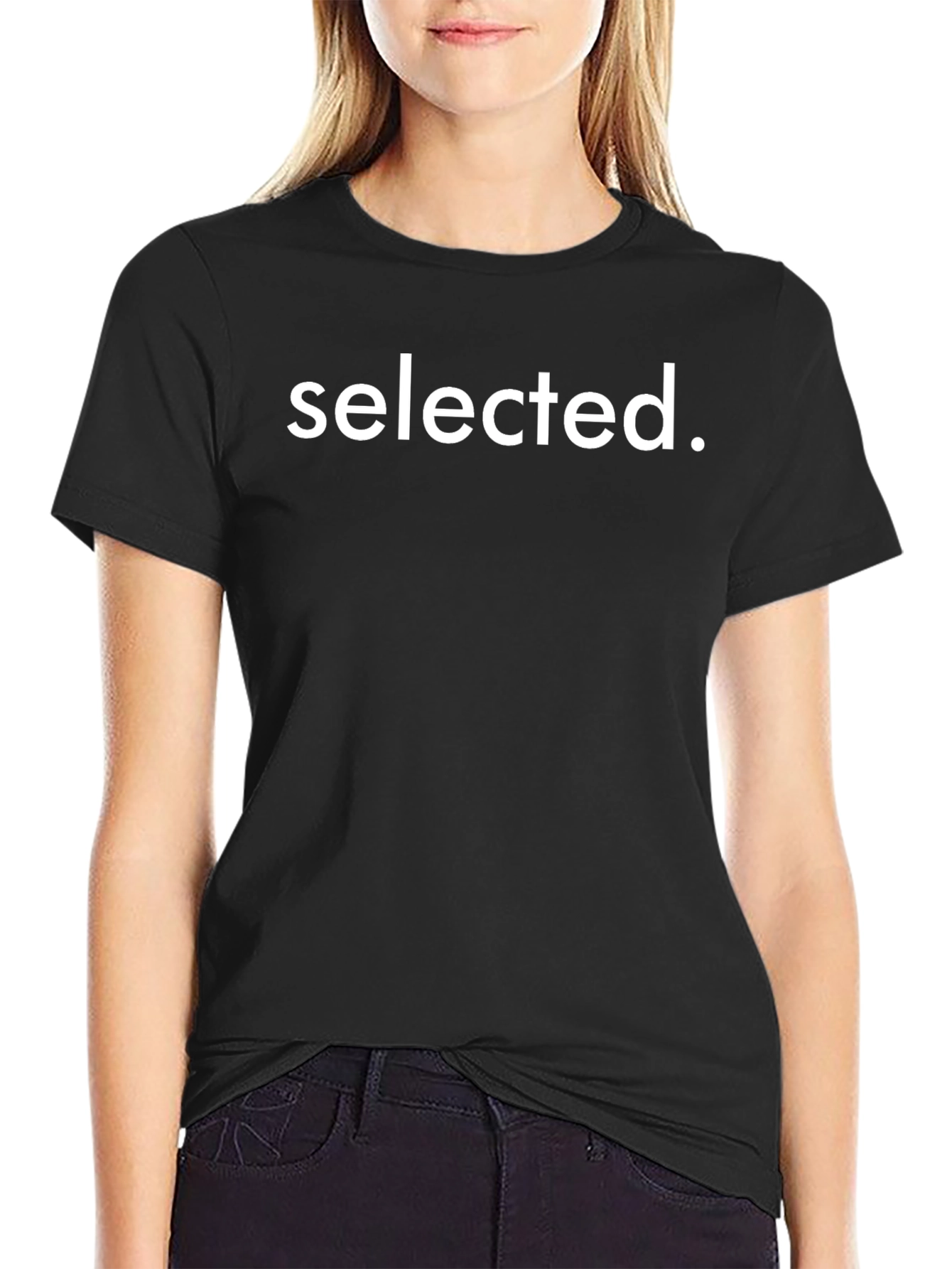 Selected Graphic Tee - Soft Cotton Blend