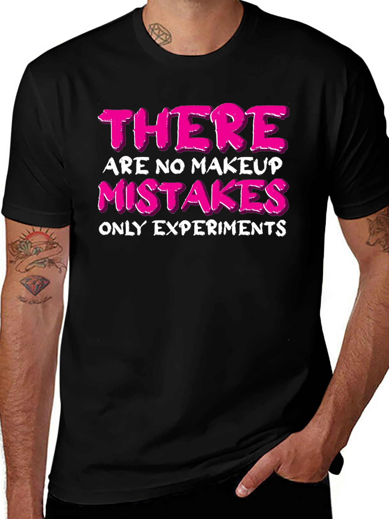 Makeup Experiments T-Shirt - Funny Beauty Quote Tee