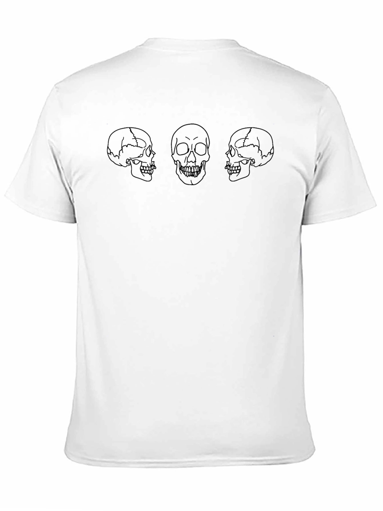 Skull Trio Black Tee
