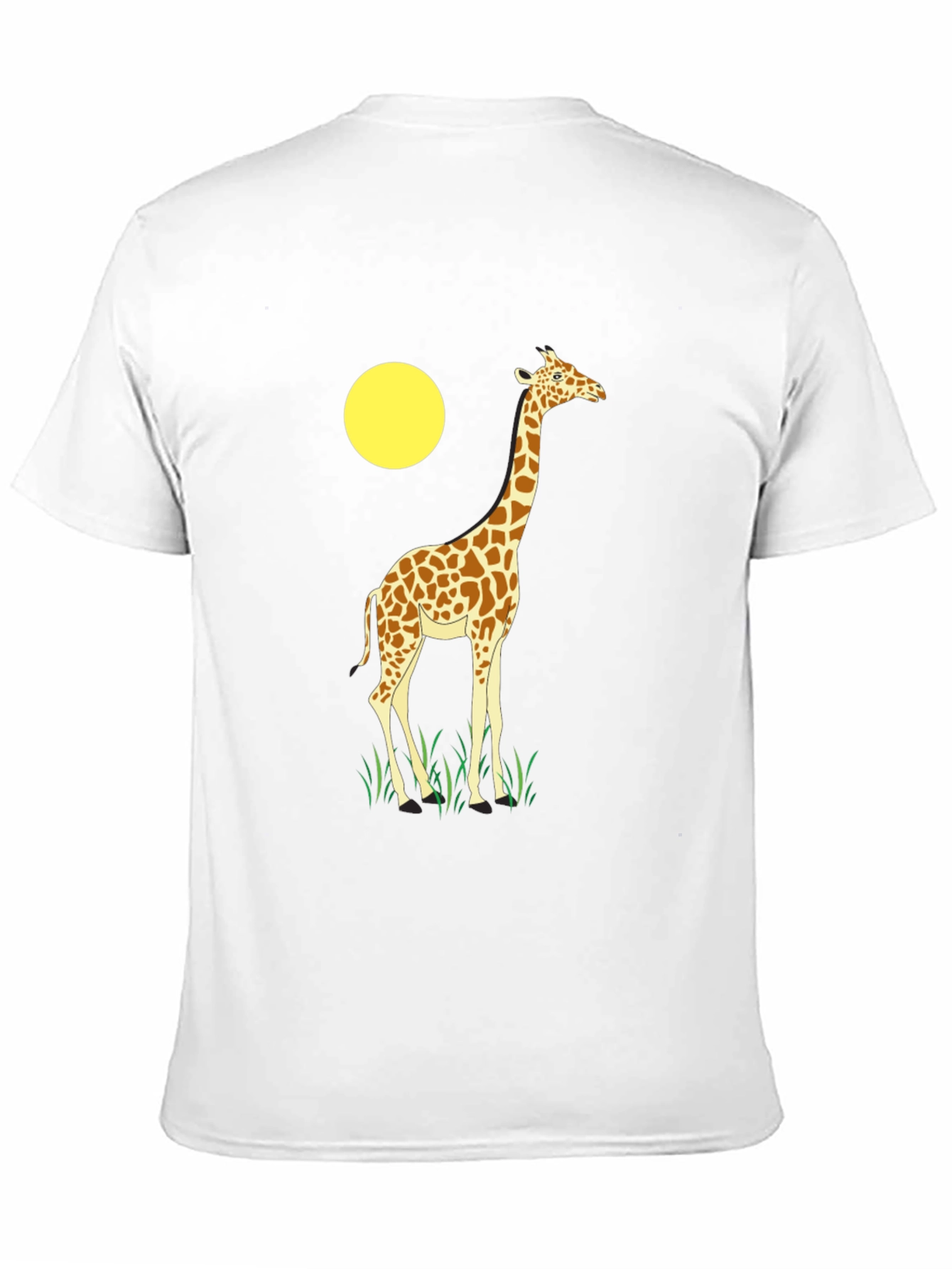 Giraffe Graphic T-Shirt - Novelty Animal Print Tee