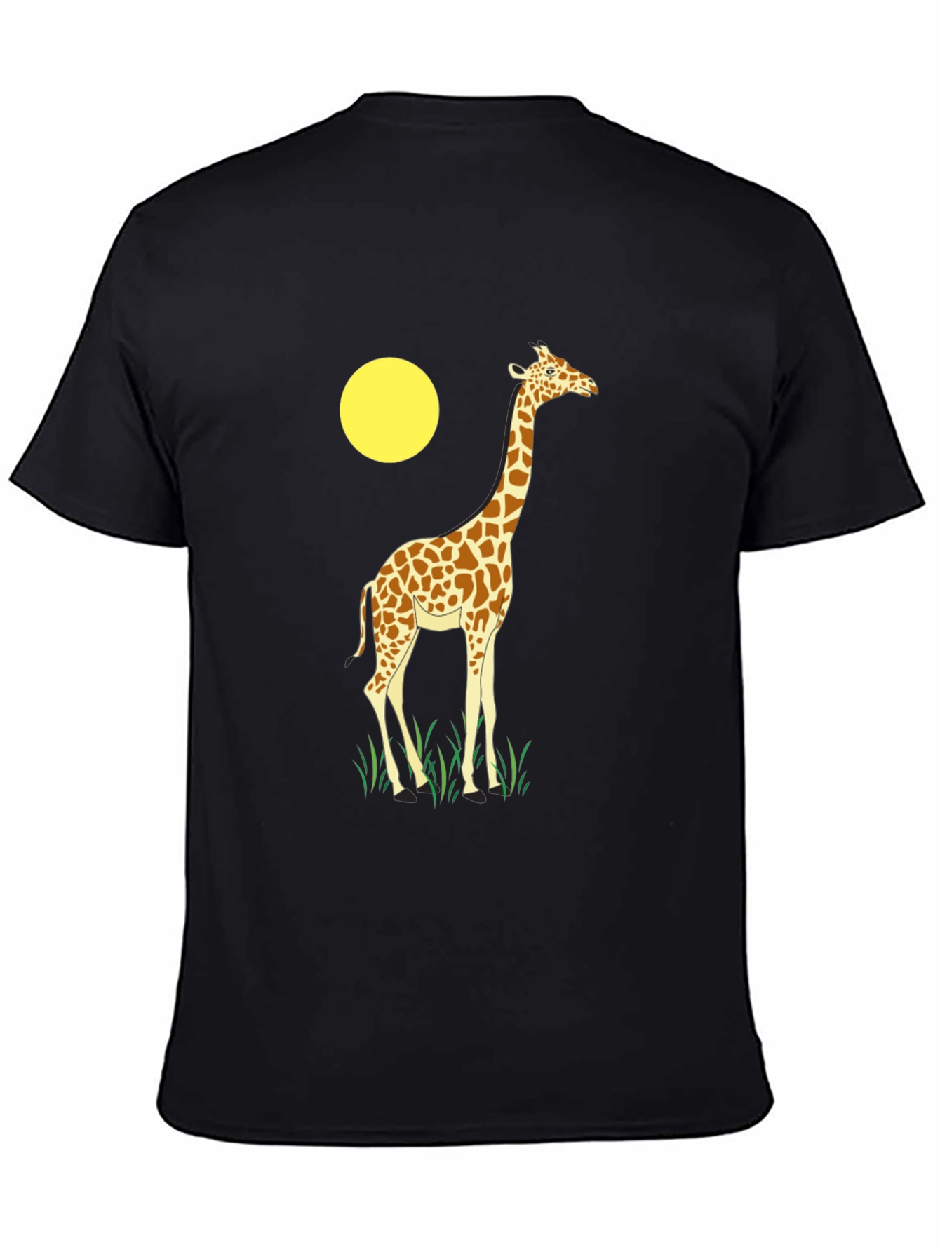 Giraffe Graphic T-Shirt - Novelty Animal Print Tee