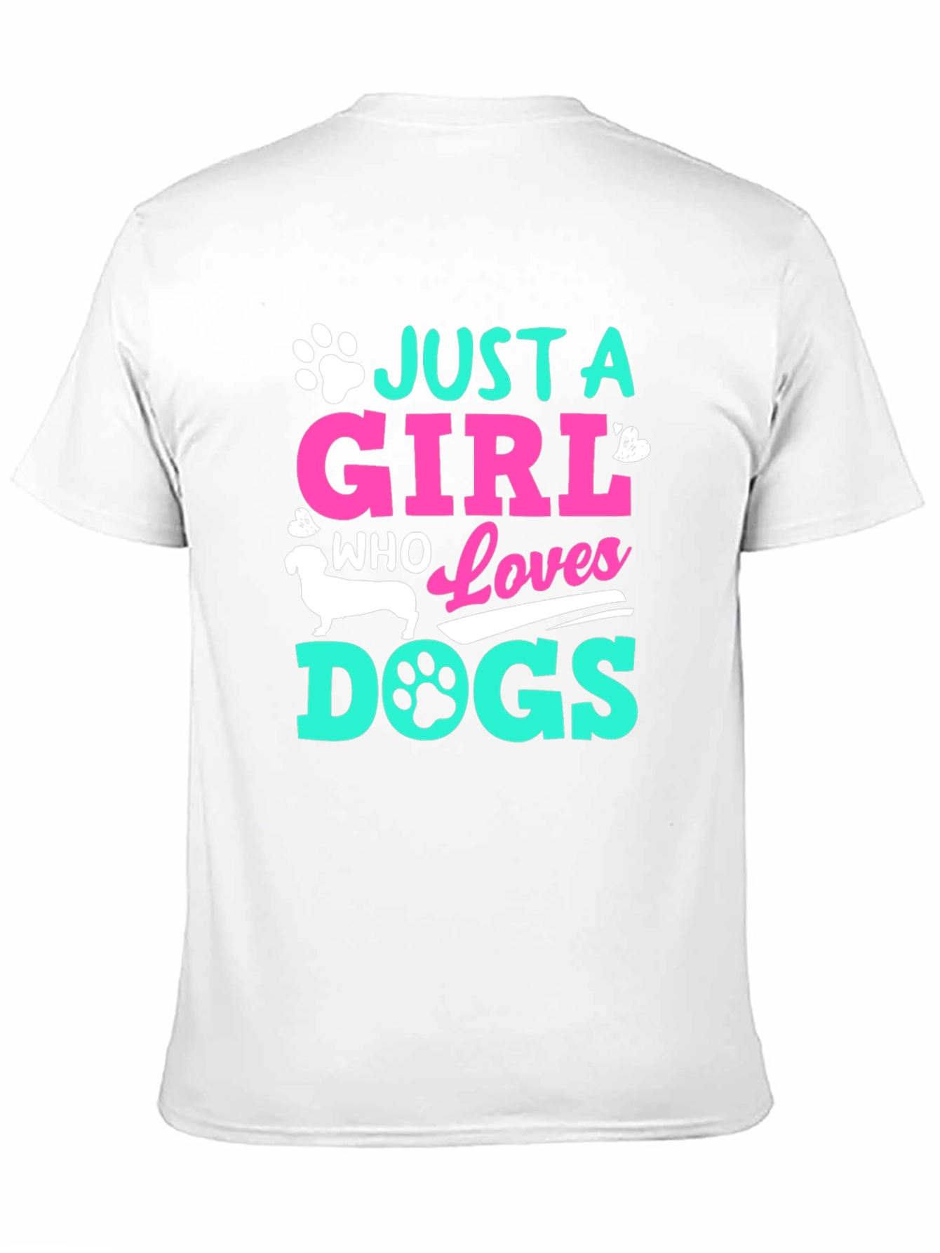 Just A Girl Who Loves Dogs Graphic Tee