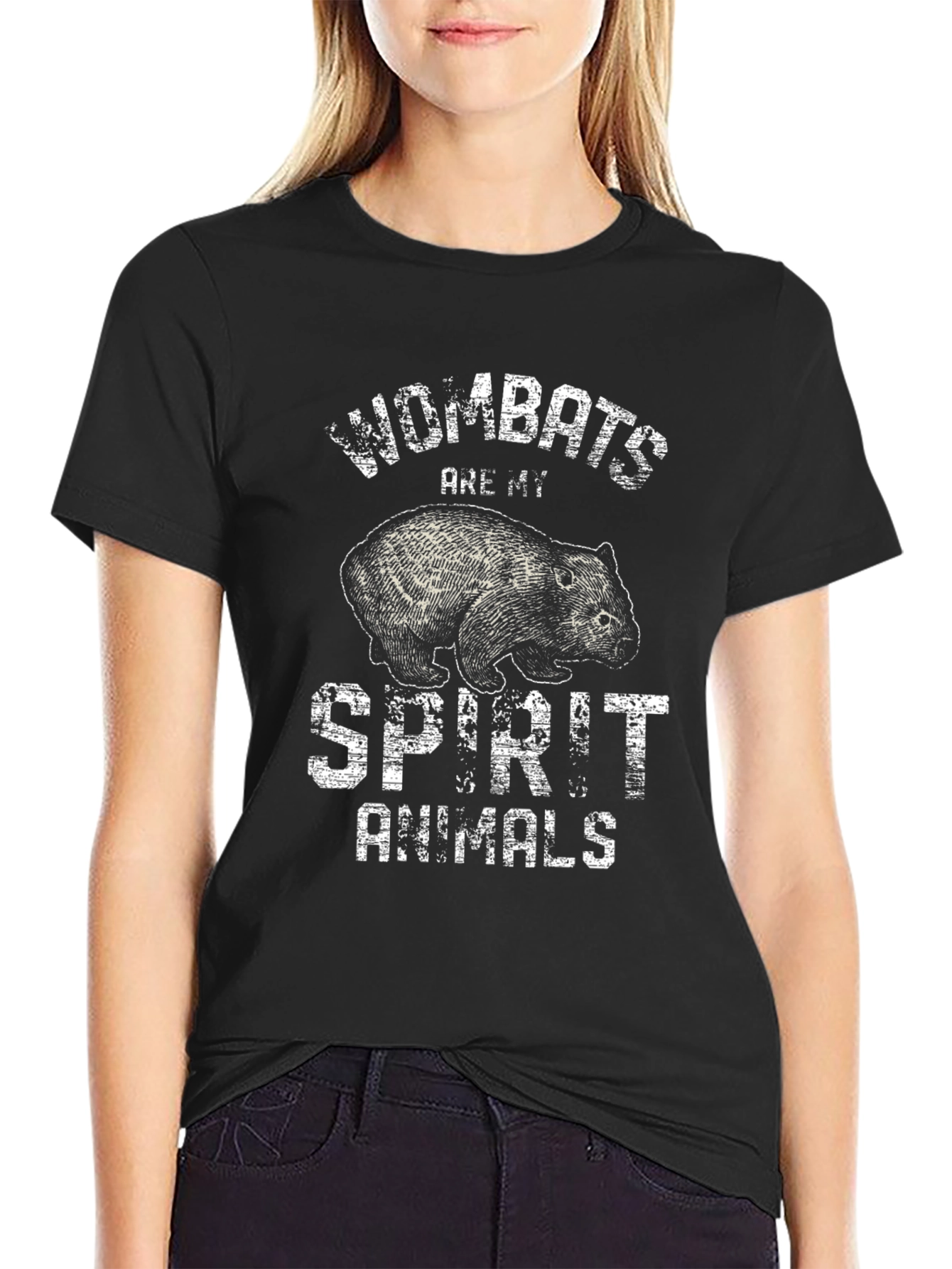 Wombats Are My Spirit Animals Graphic T-Shirt