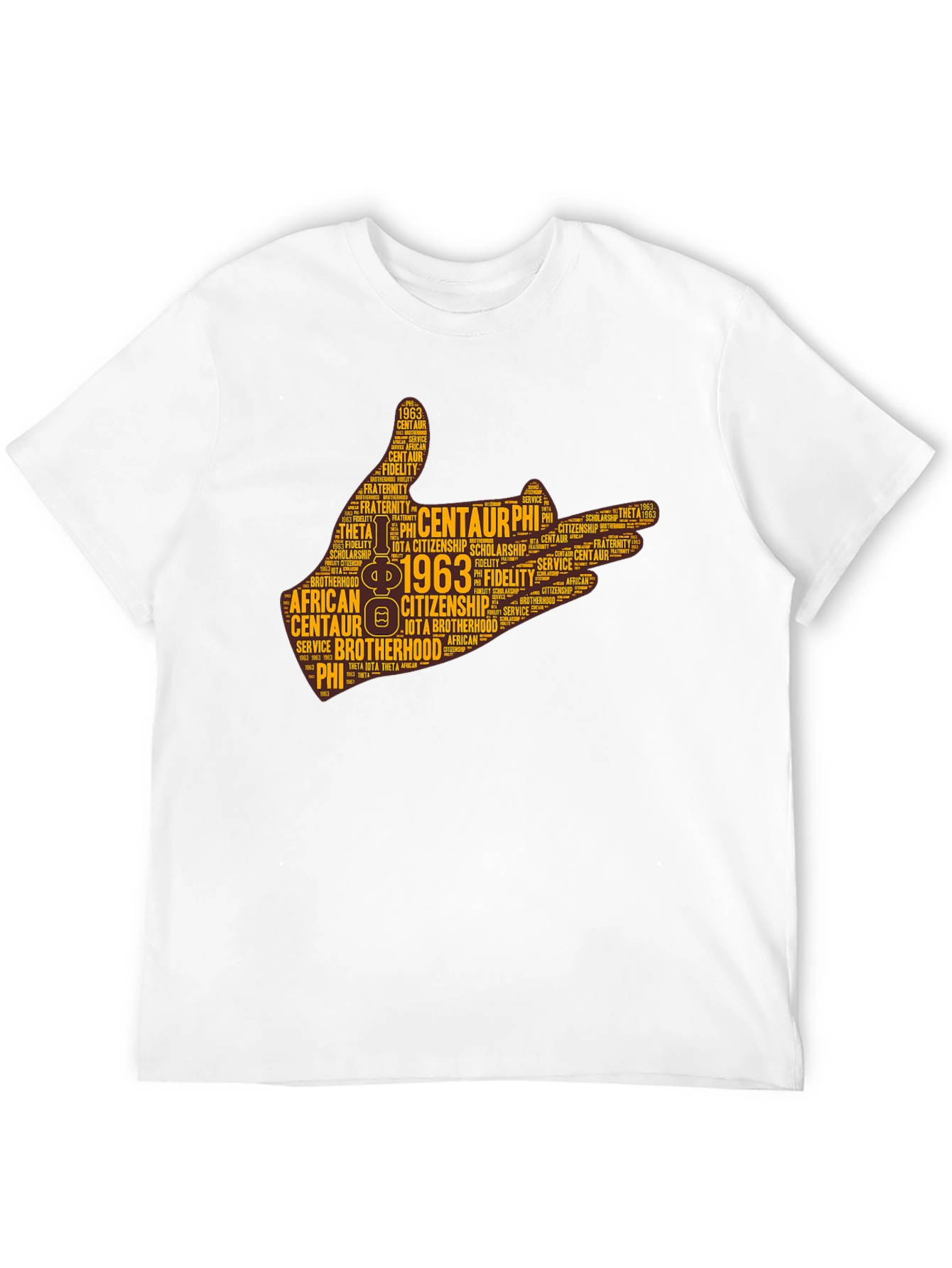 Centaur Phi Word Art T-Shirt - Black
