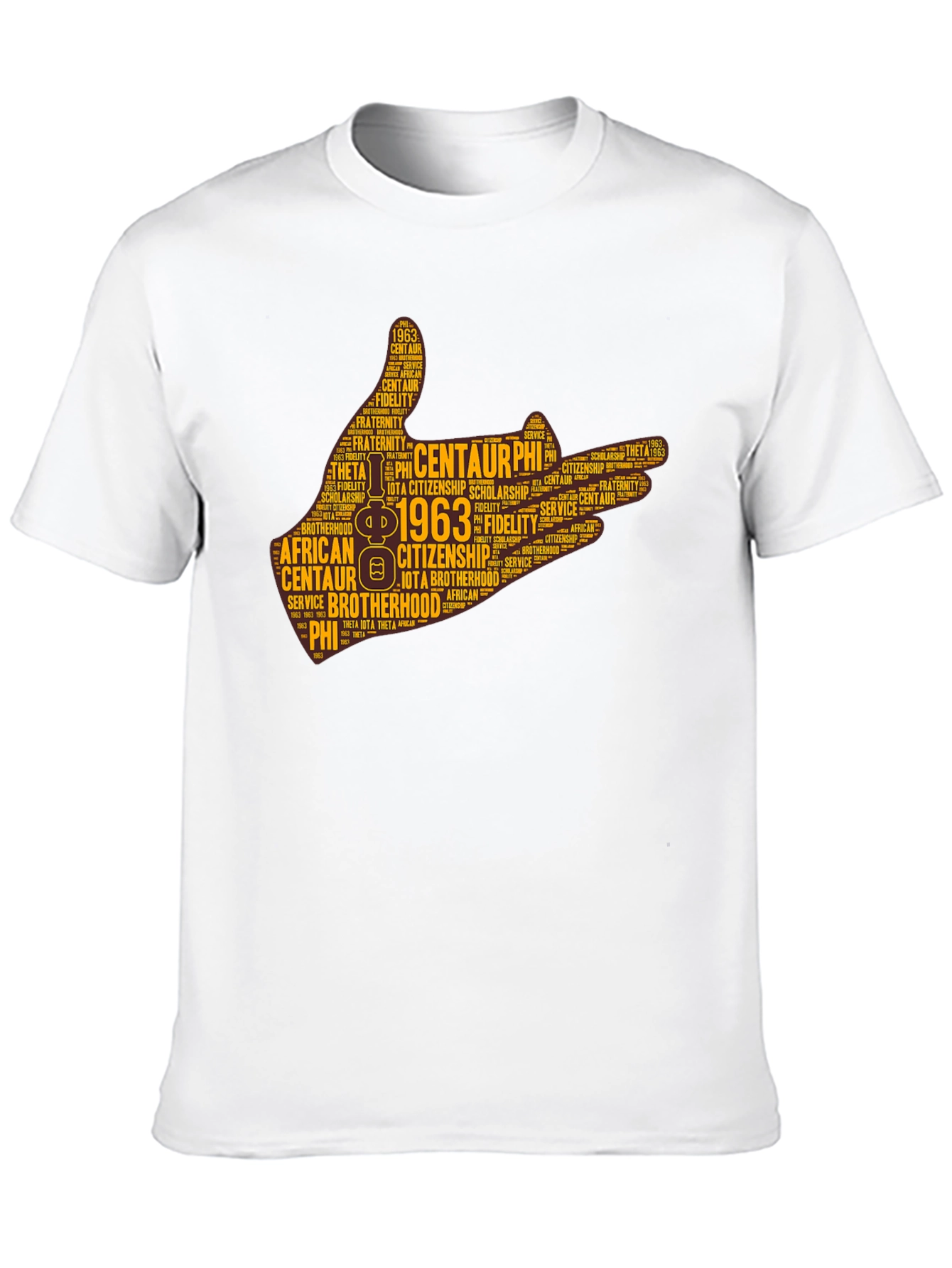 Centaur Phi Word Art T-Shirt - Black