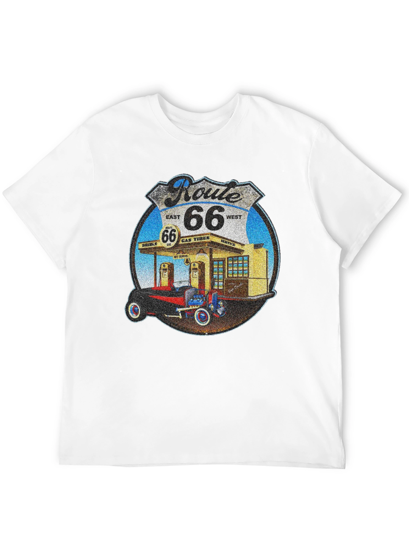 Route 66 Gas Station Graphic Tee