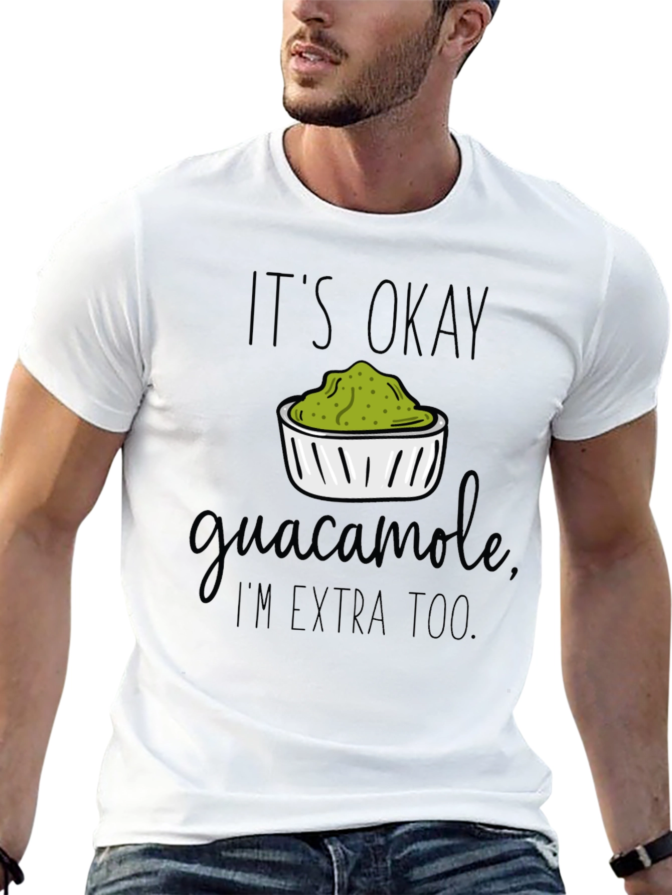 Guacamole Lover Tee - Its Okay Im Extra Too!