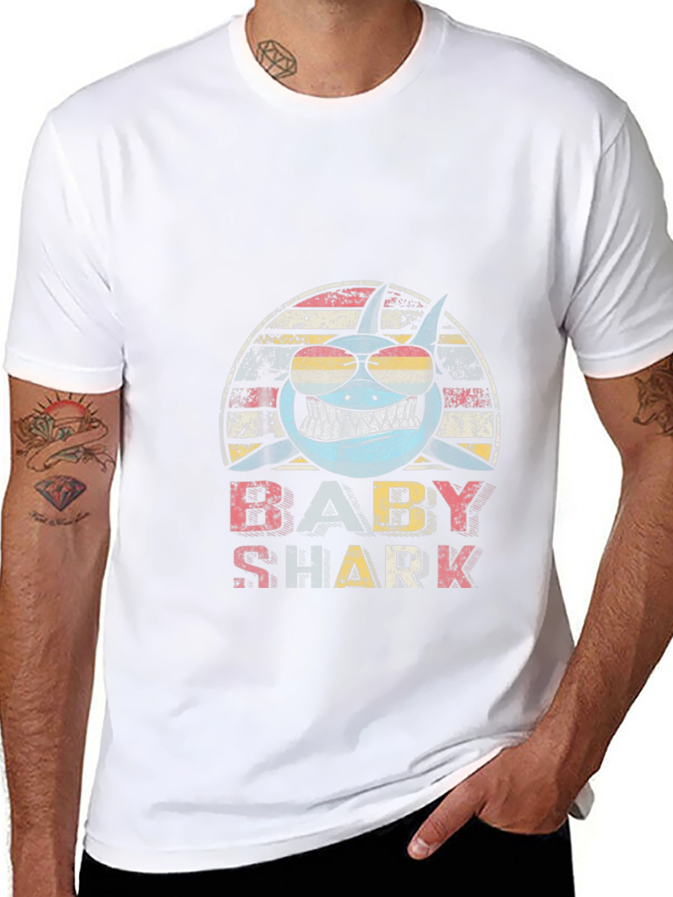 Retro Baby Shark Graphic Tee