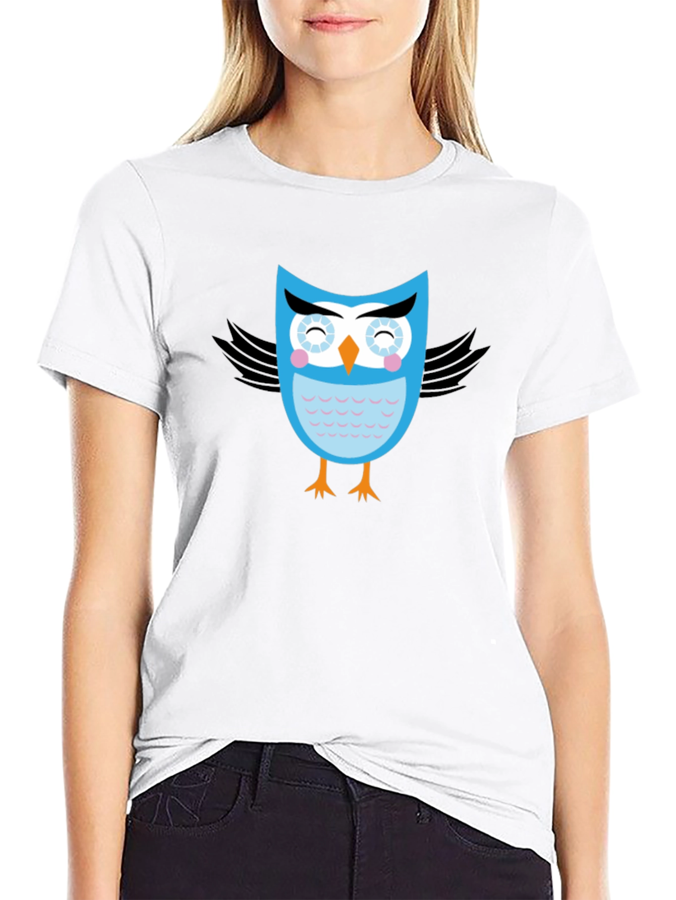 Cute Cartoon Owl T-Shirt