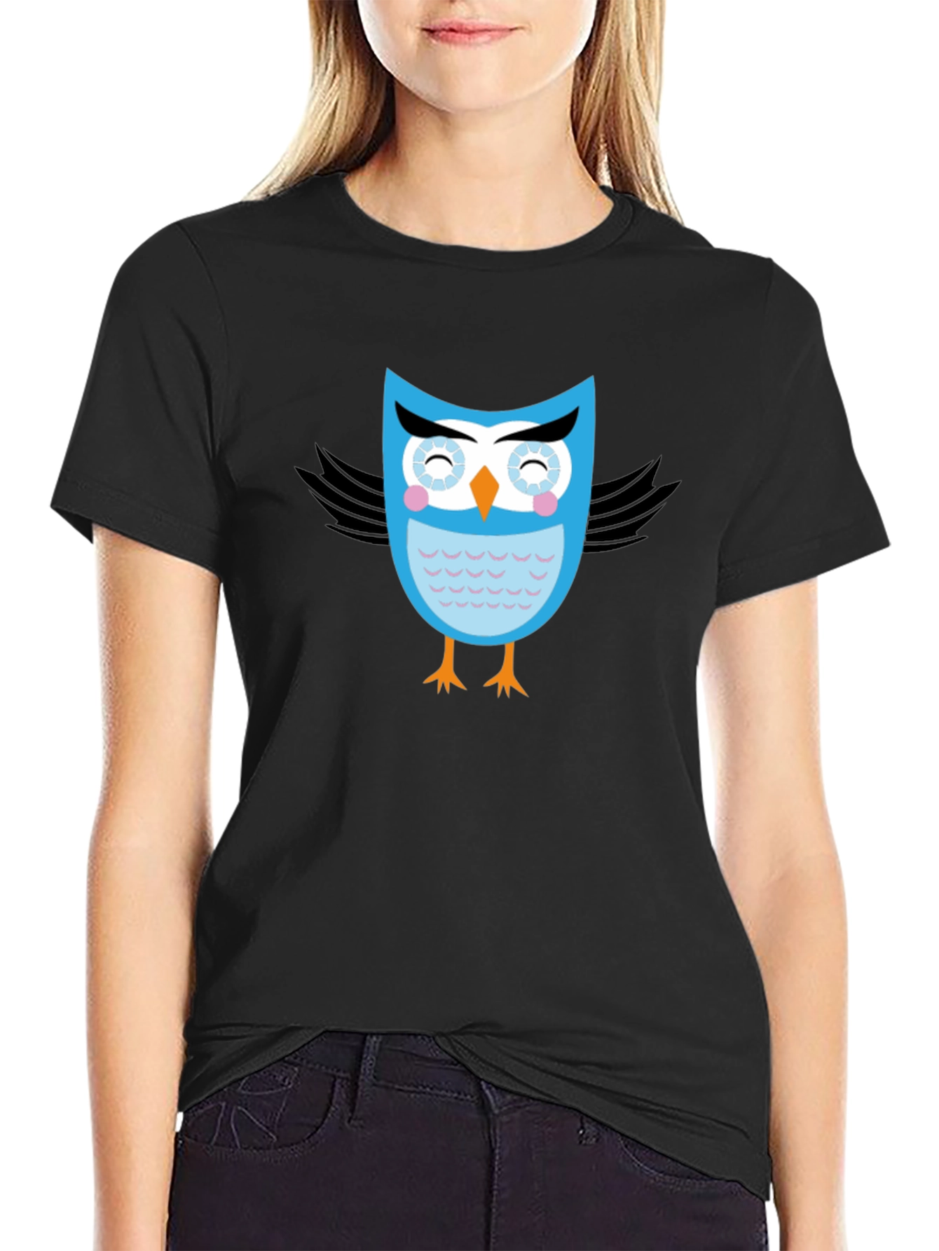 Cute Cartoon Owl T-Shirt