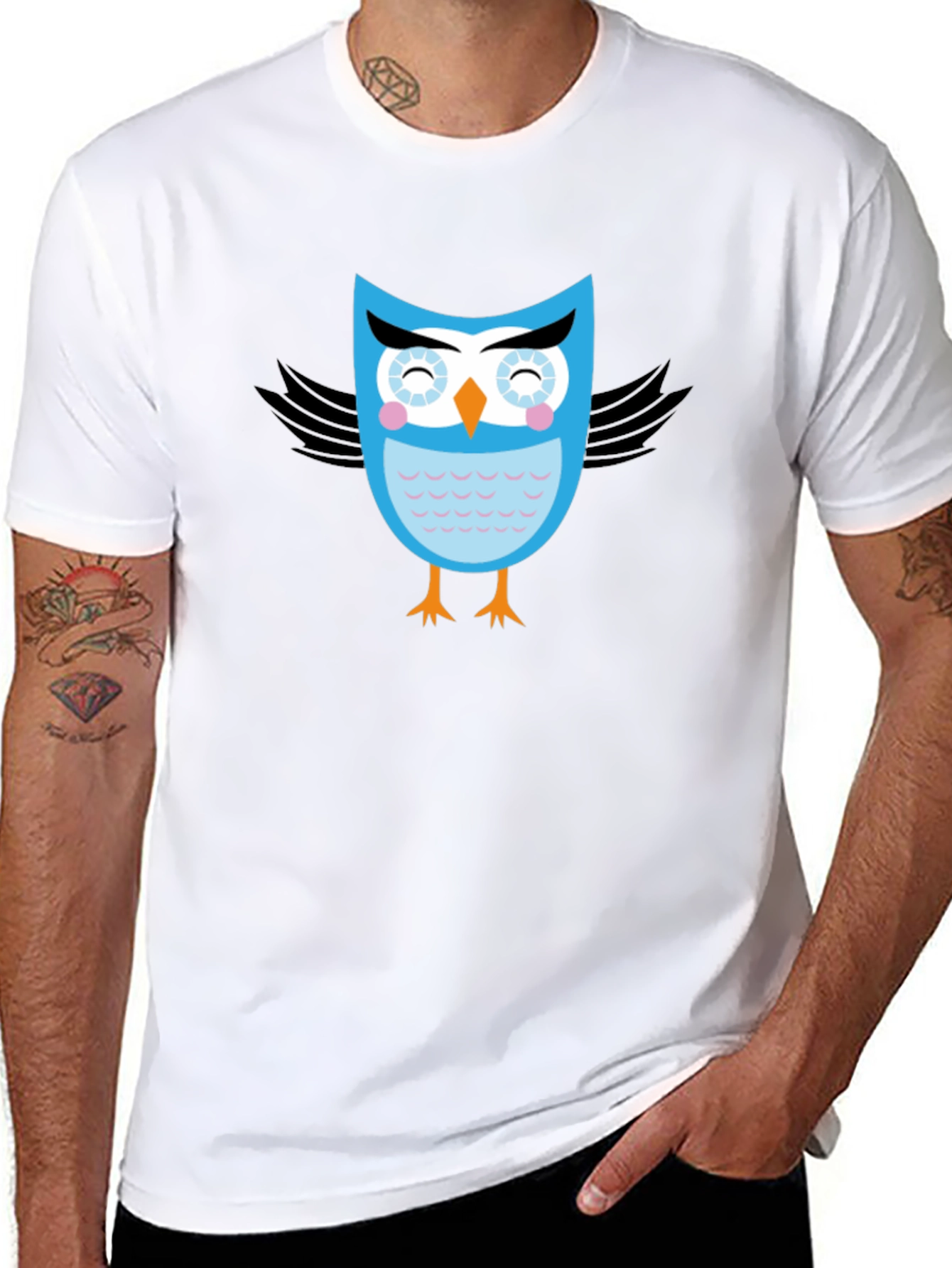 Cute Cartoon Owl T-Shirt