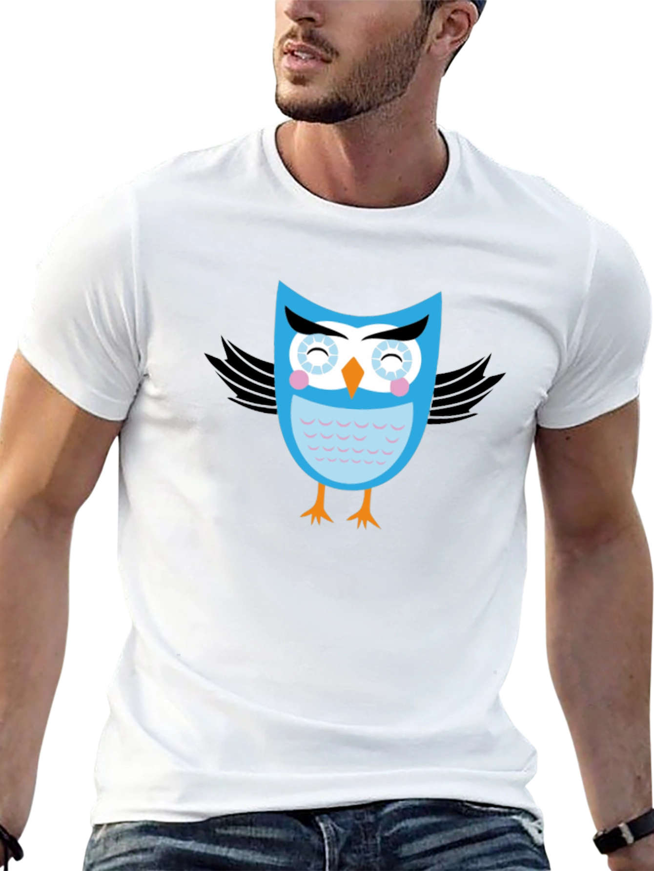 Cute Cartoon Owl T-Shirt