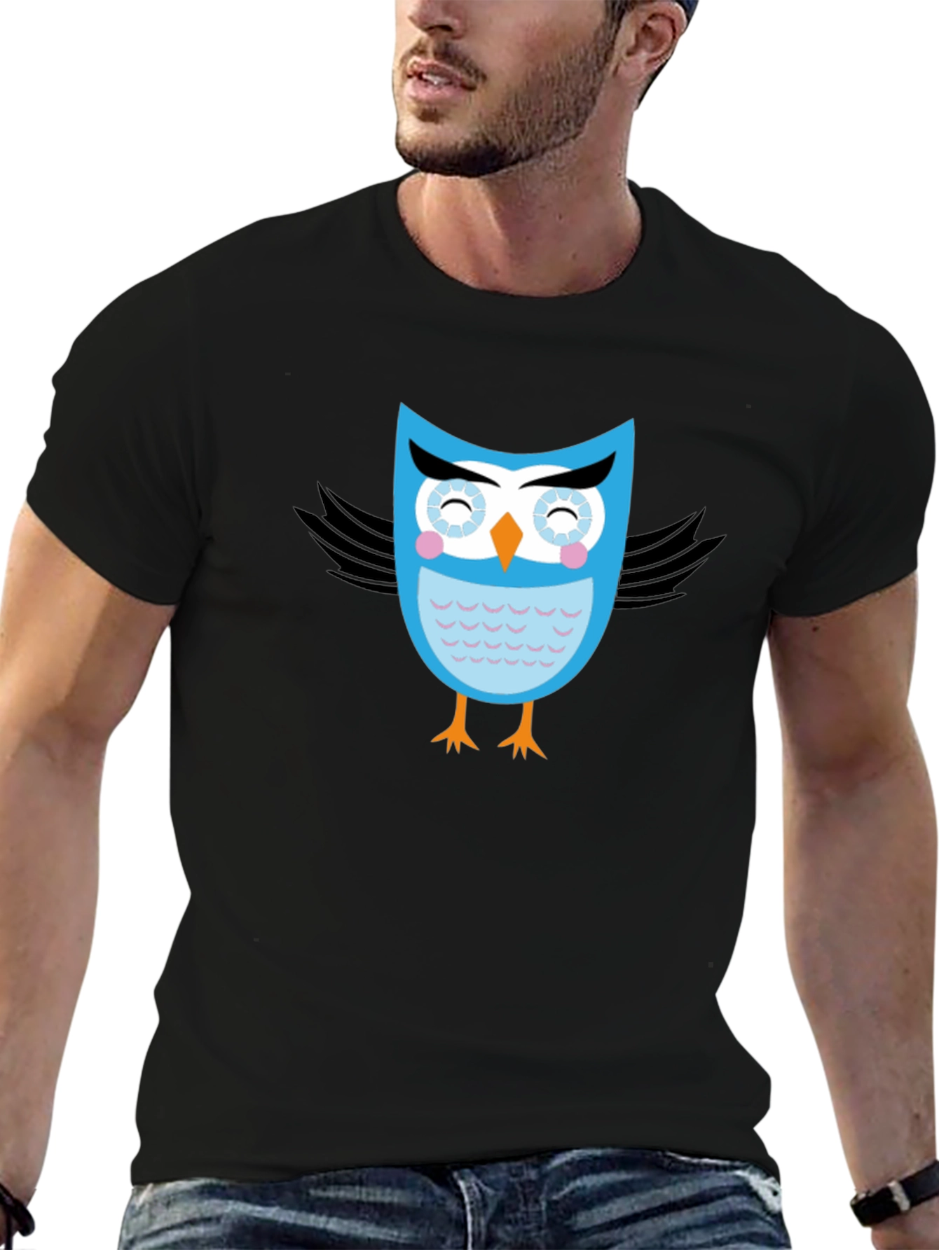 Cute Cartoon Owl T-Shirt