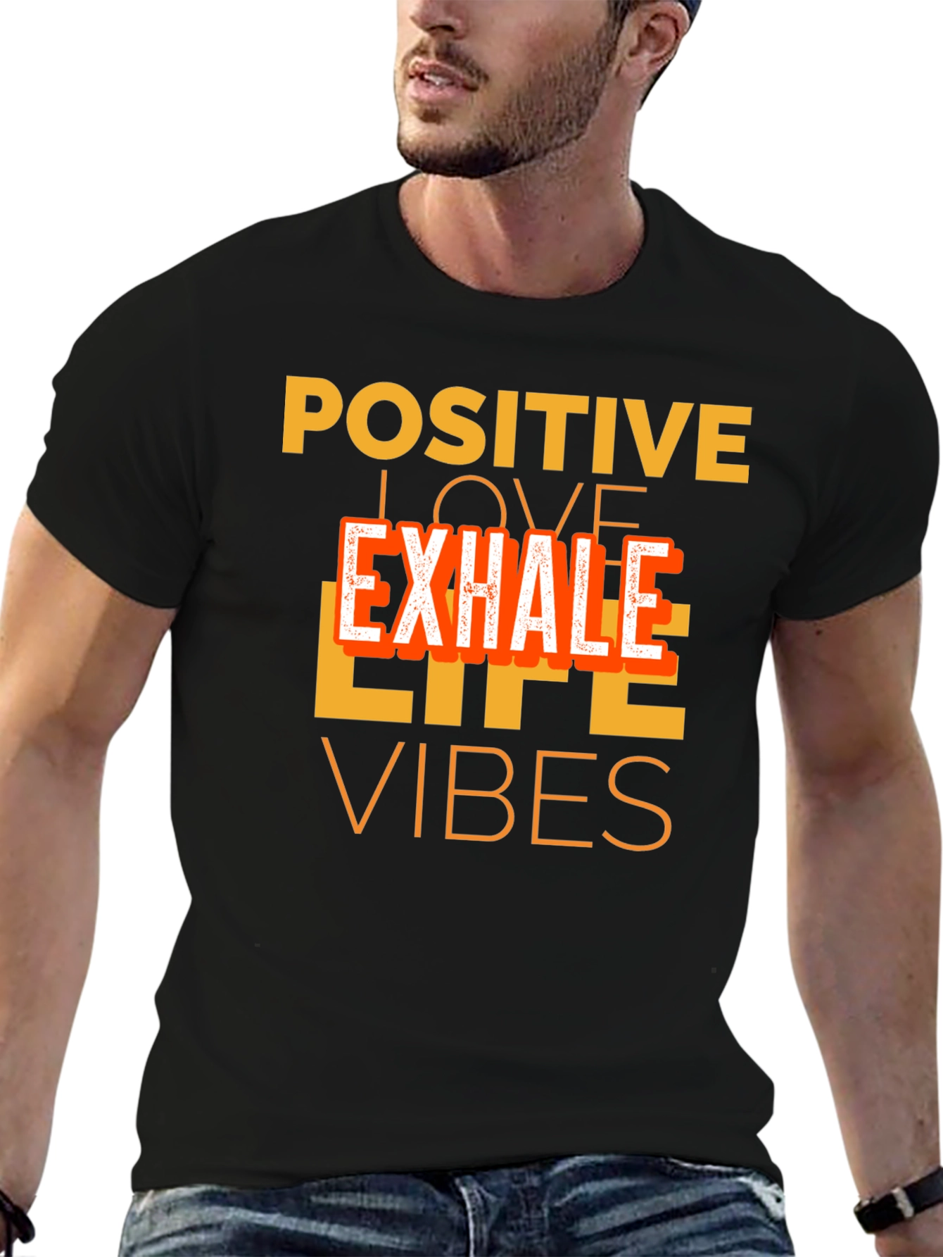 Positive Vibes Graphic Tee - Exhale Love