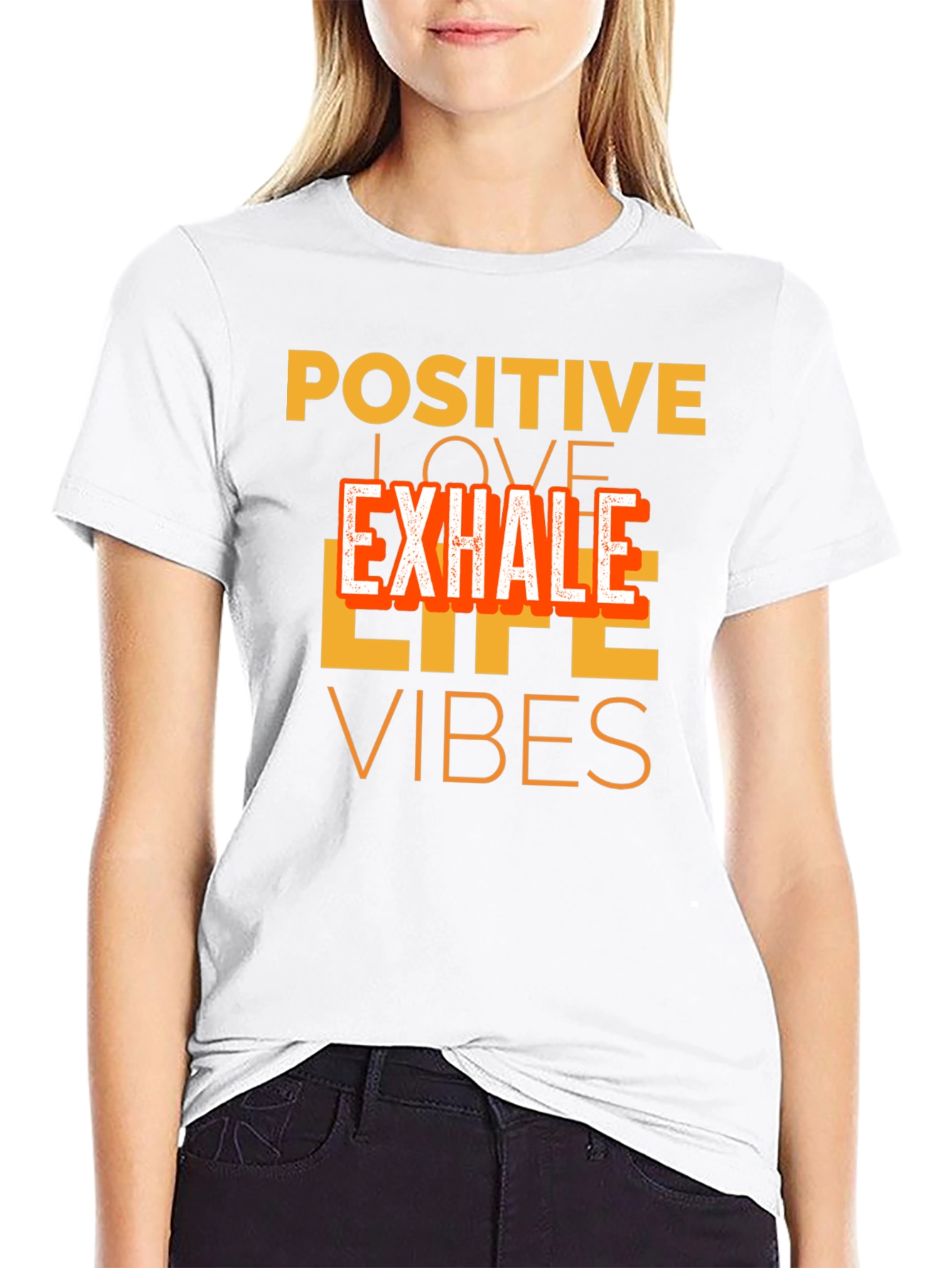 Positive Vibes Graphic Tee - Exhale Love