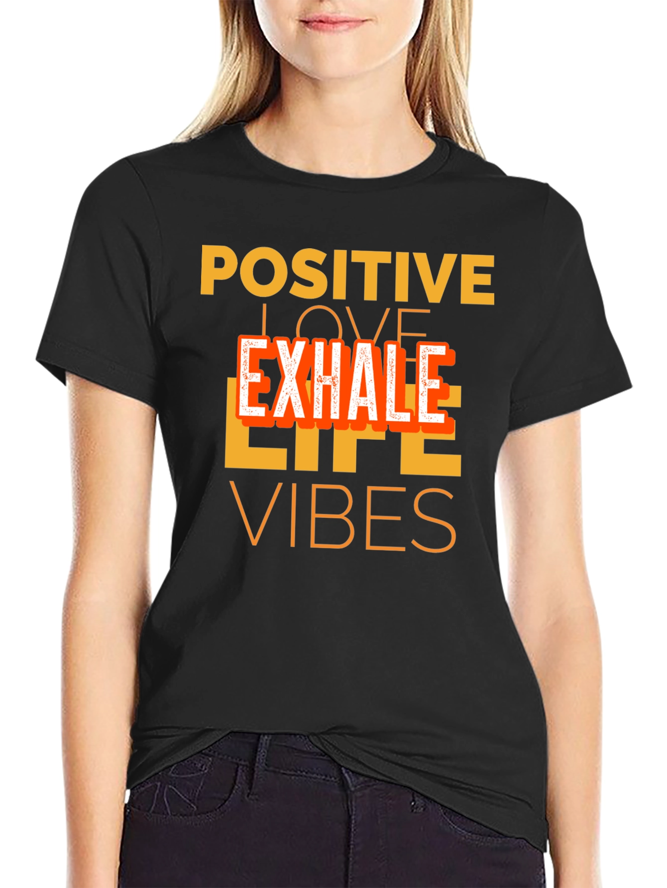 Positive Vibes Graphic Tee - Exhale Love
