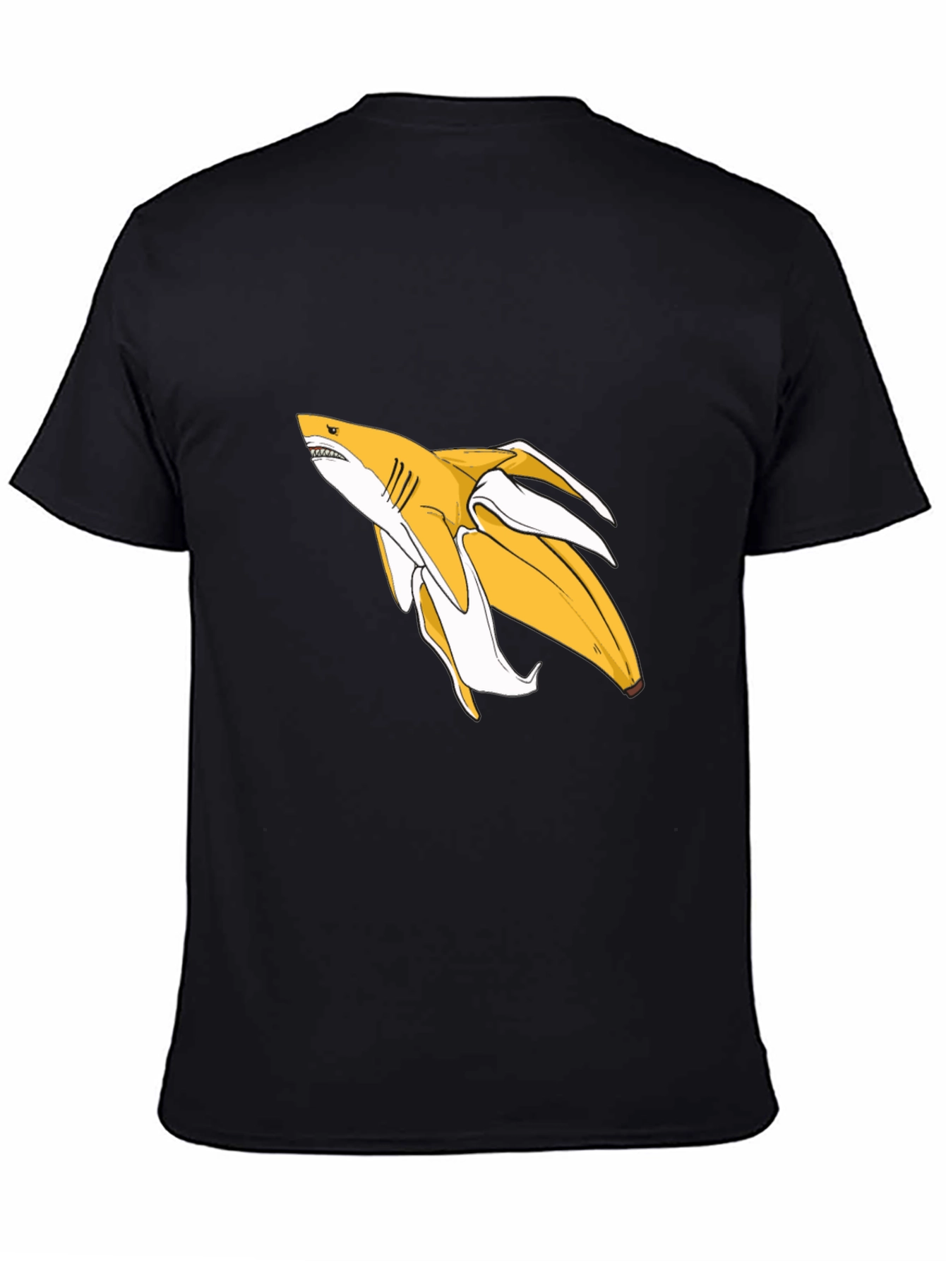 Banana Shark Graphic Tee - Black