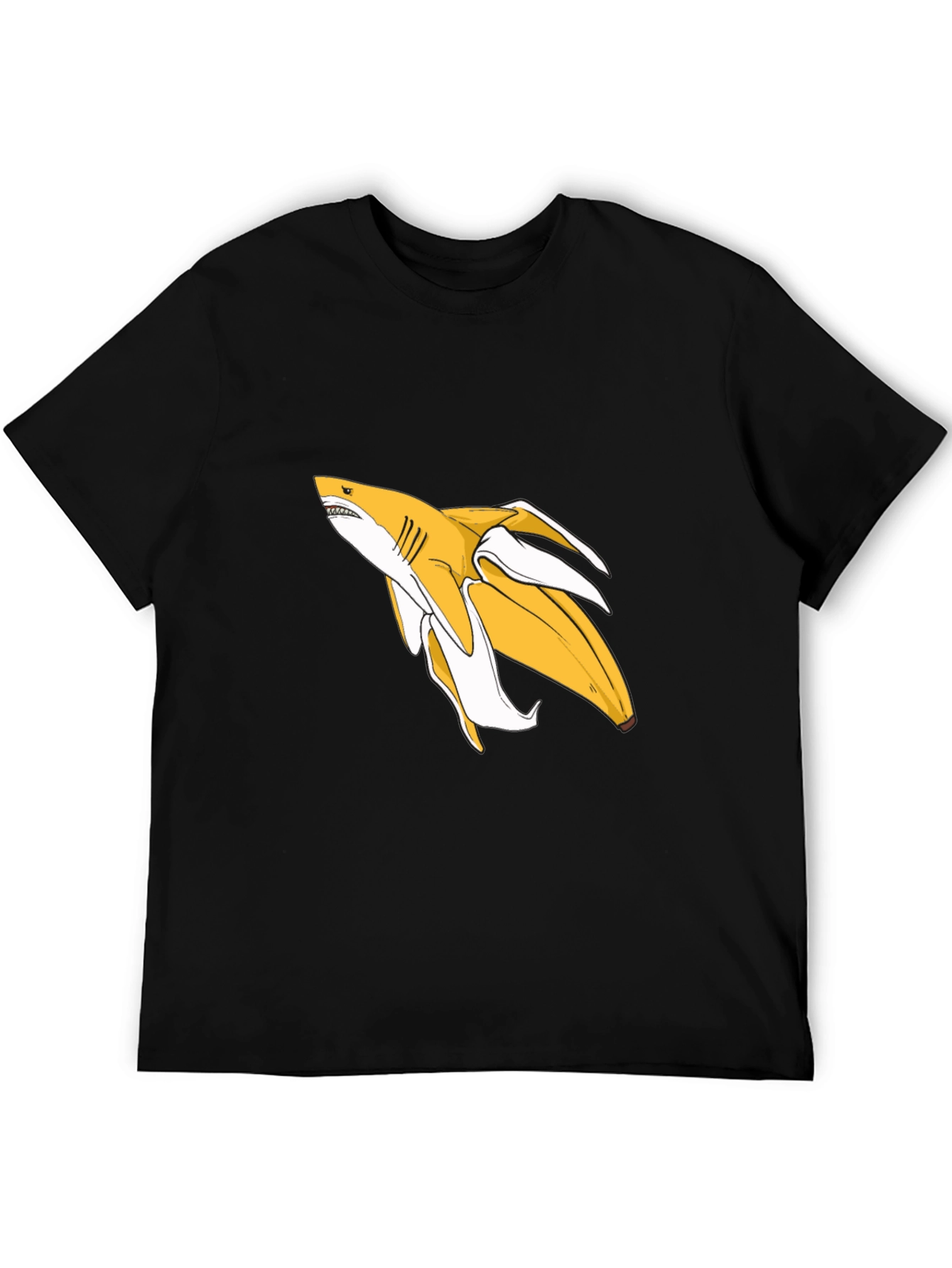 Banana Shark Graphic Tee - Black