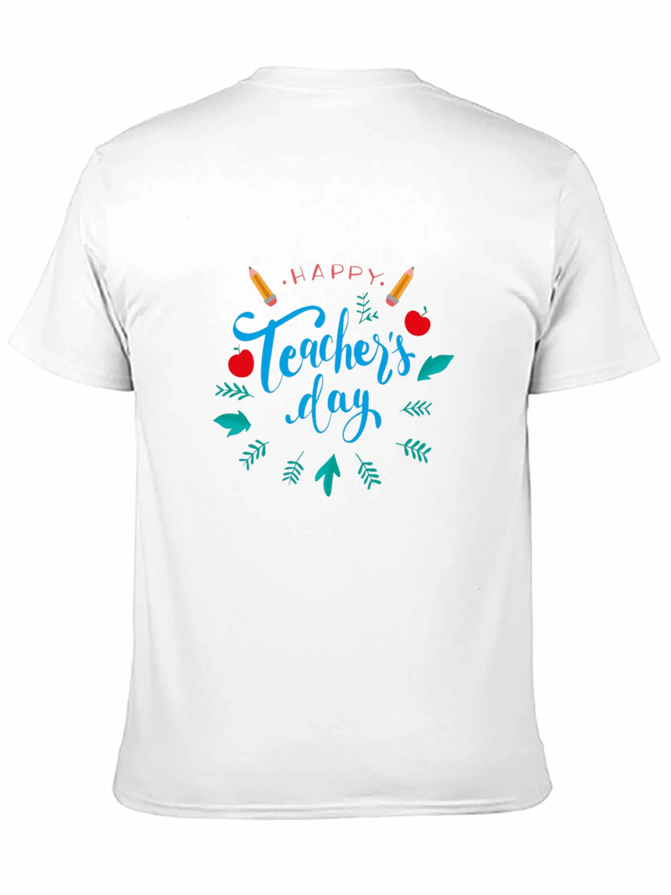 Happy Teachers Day T-Shirt - Black Cotton Tee