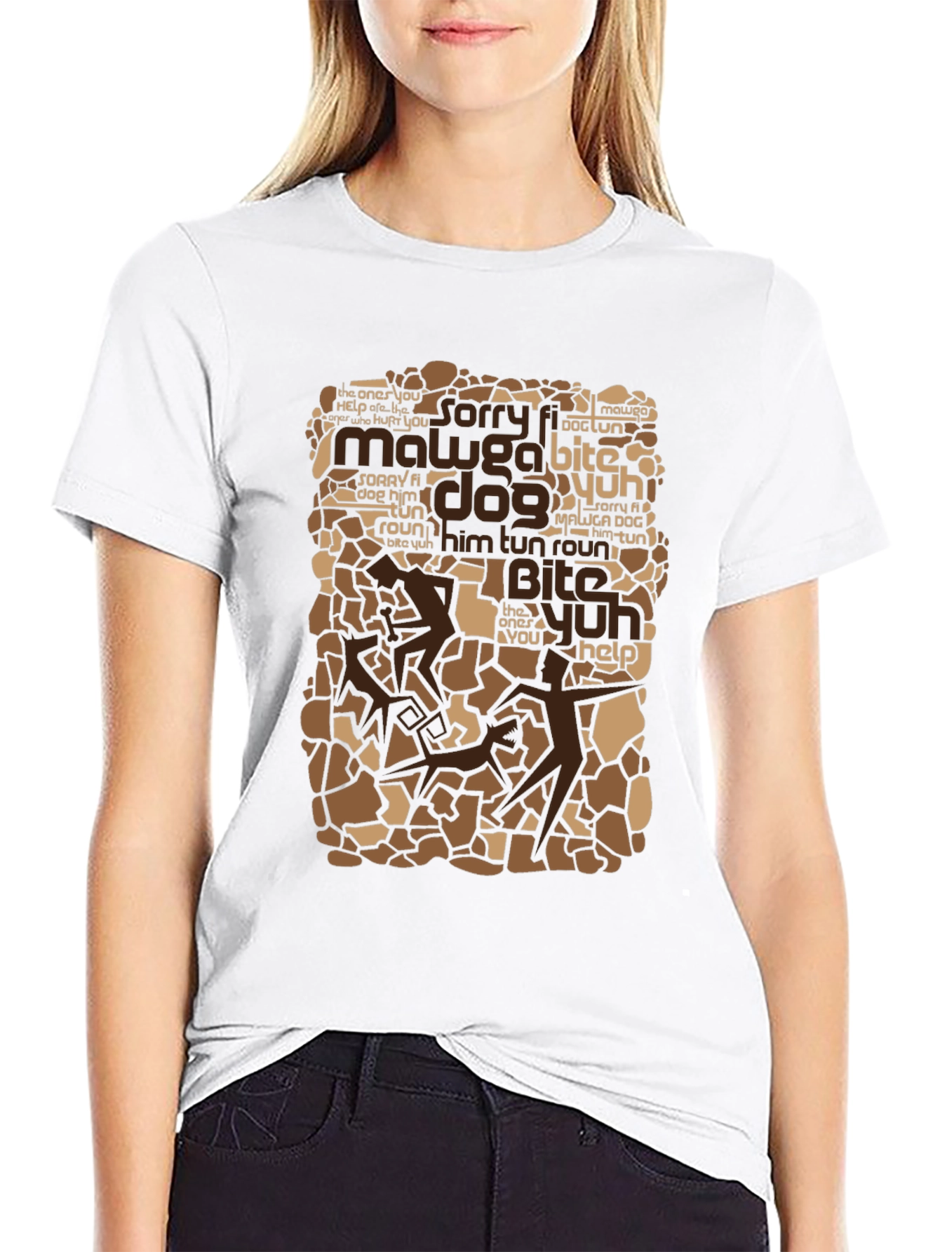 Graphic Tee - Mawga Dog Bite Yuh