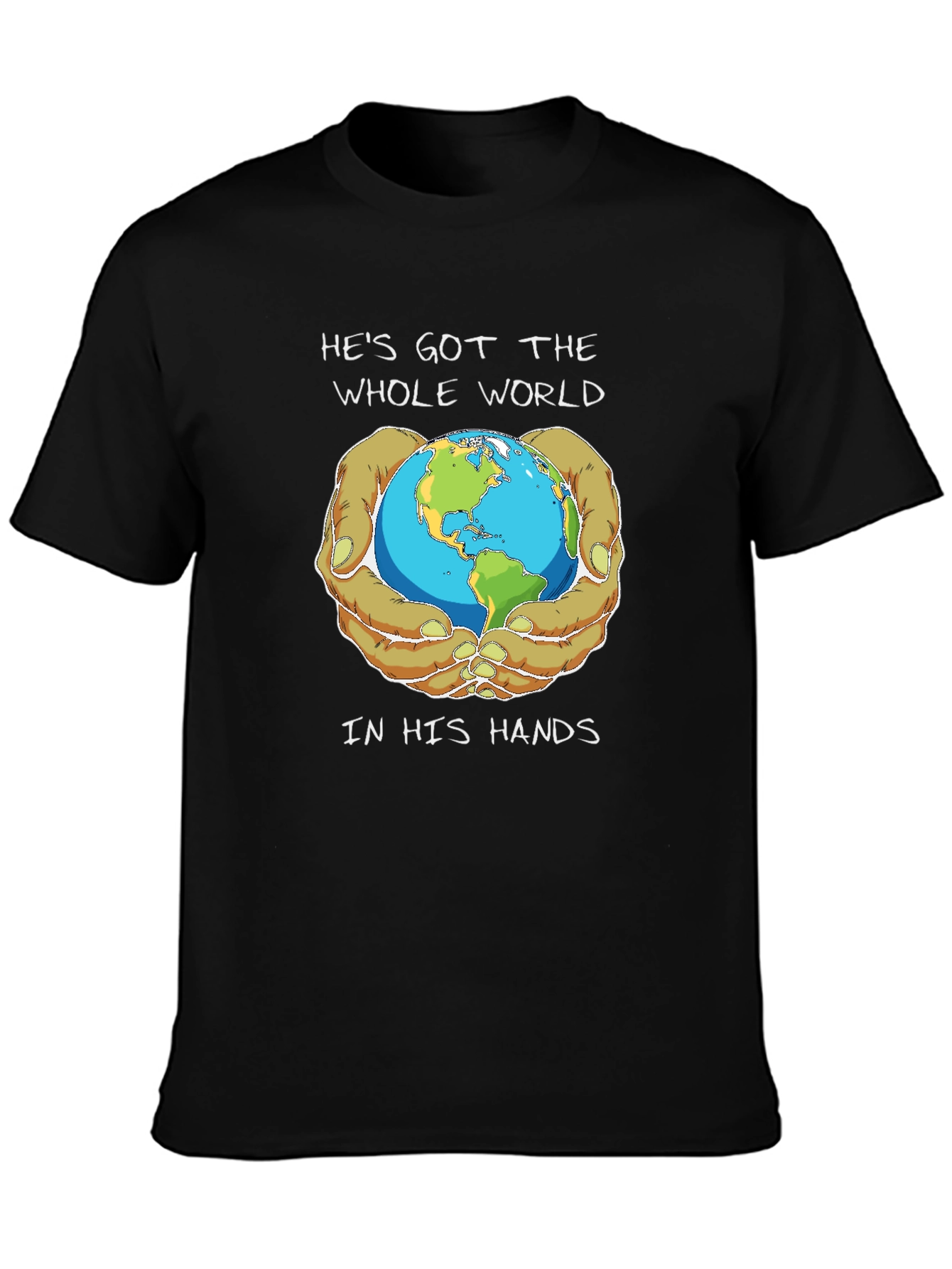 Earth In His Hands Graphic T-Shirt