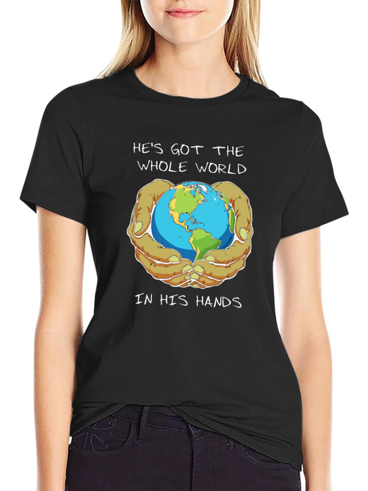 Earth In His Hands Graphic T-Shirt