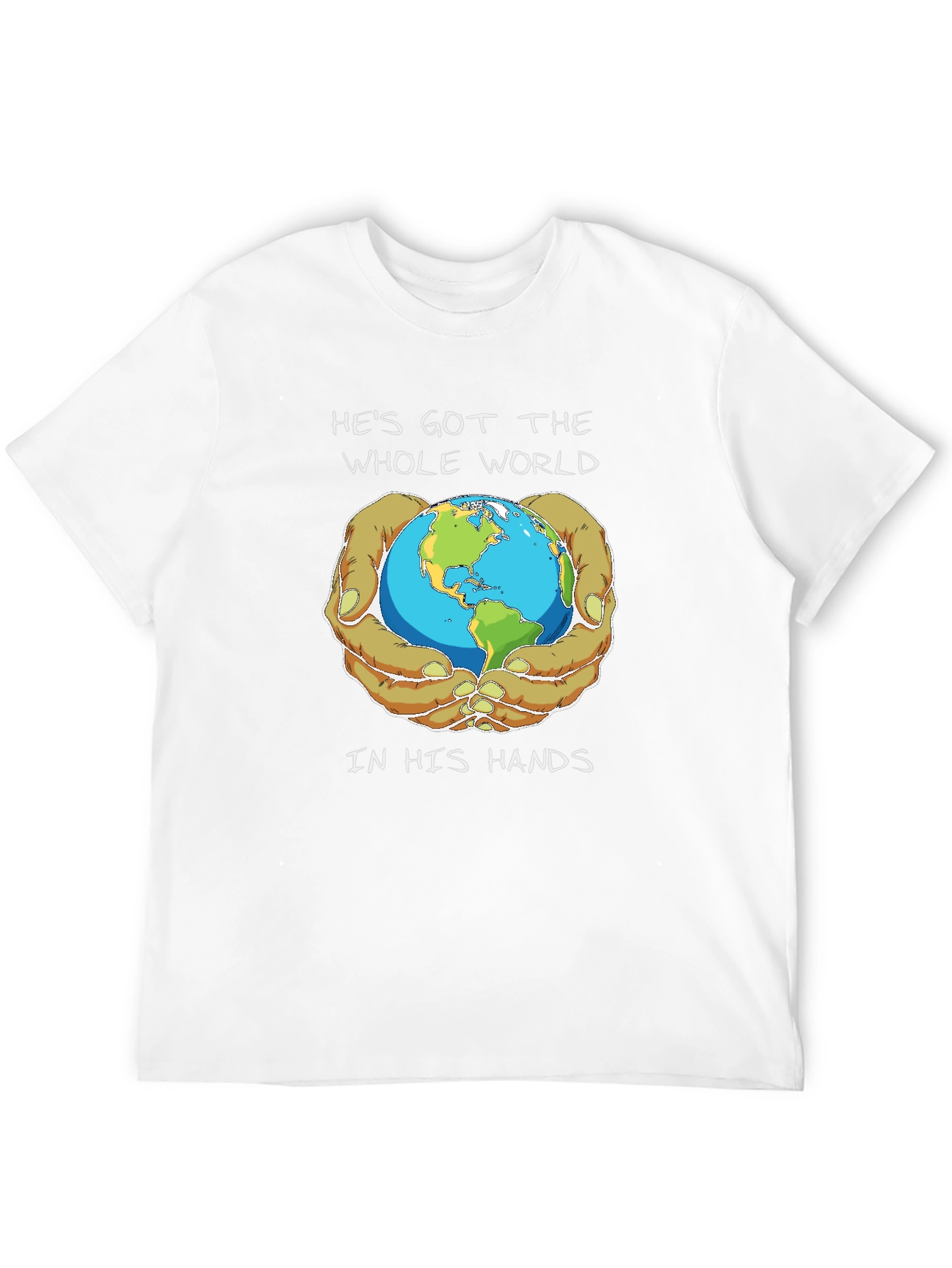Earth In His Hands Graphic T-Shirt