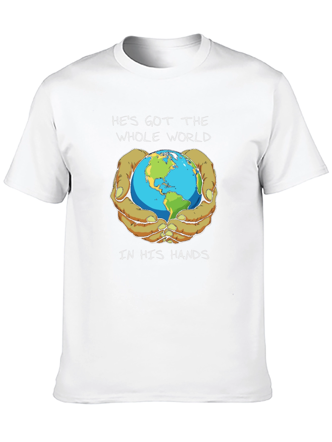 Earth In His Hands Graphic T-Shirt