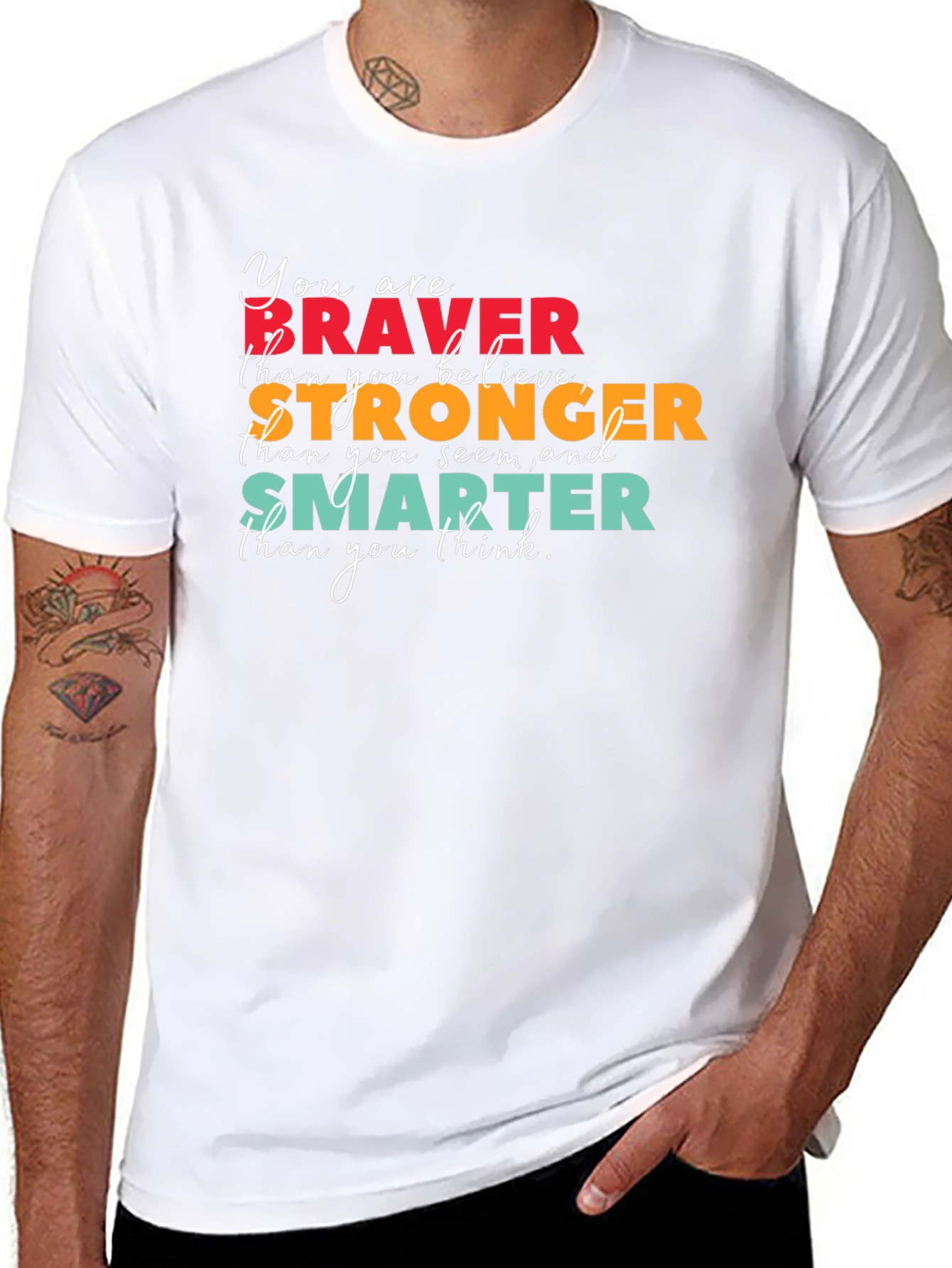 Braver Stronger Smarter Graphic Tee