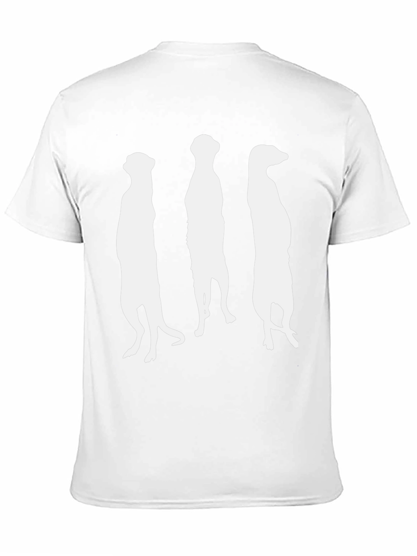Meerkat Silhouette T-Shirt - Black