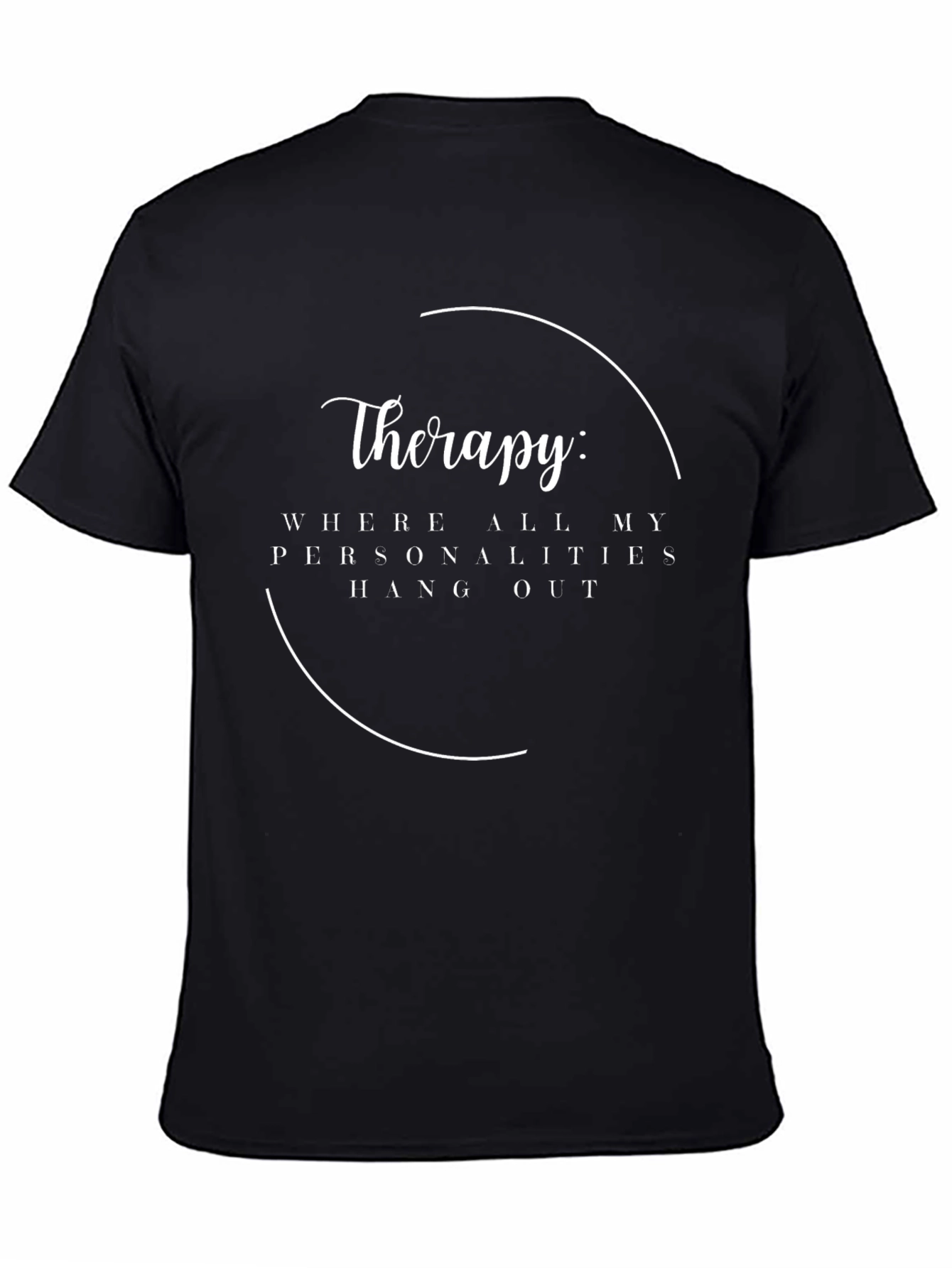 Therapy Personality T-Shirt - Black