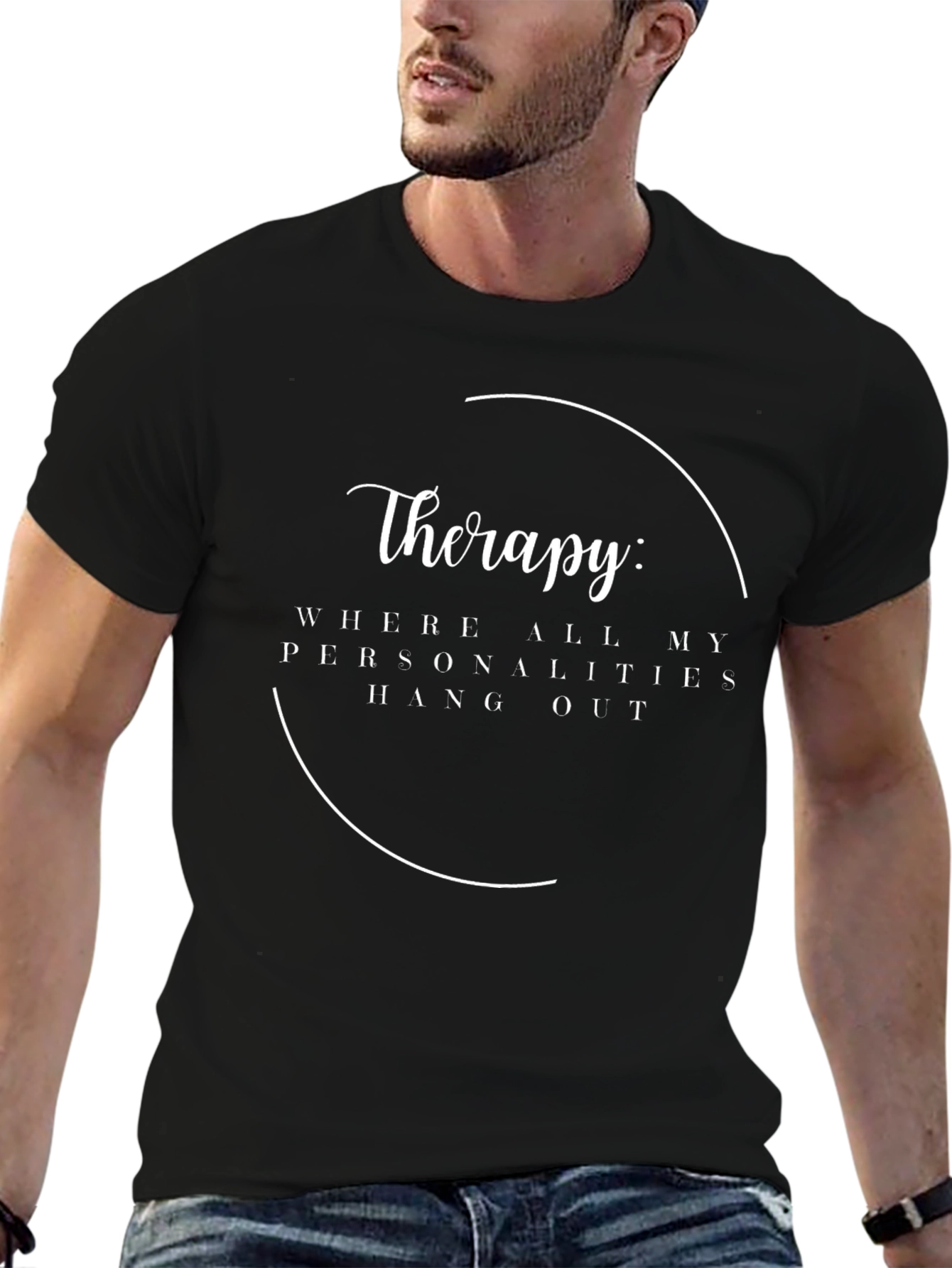 Therapy Personality T-Shirt - Black