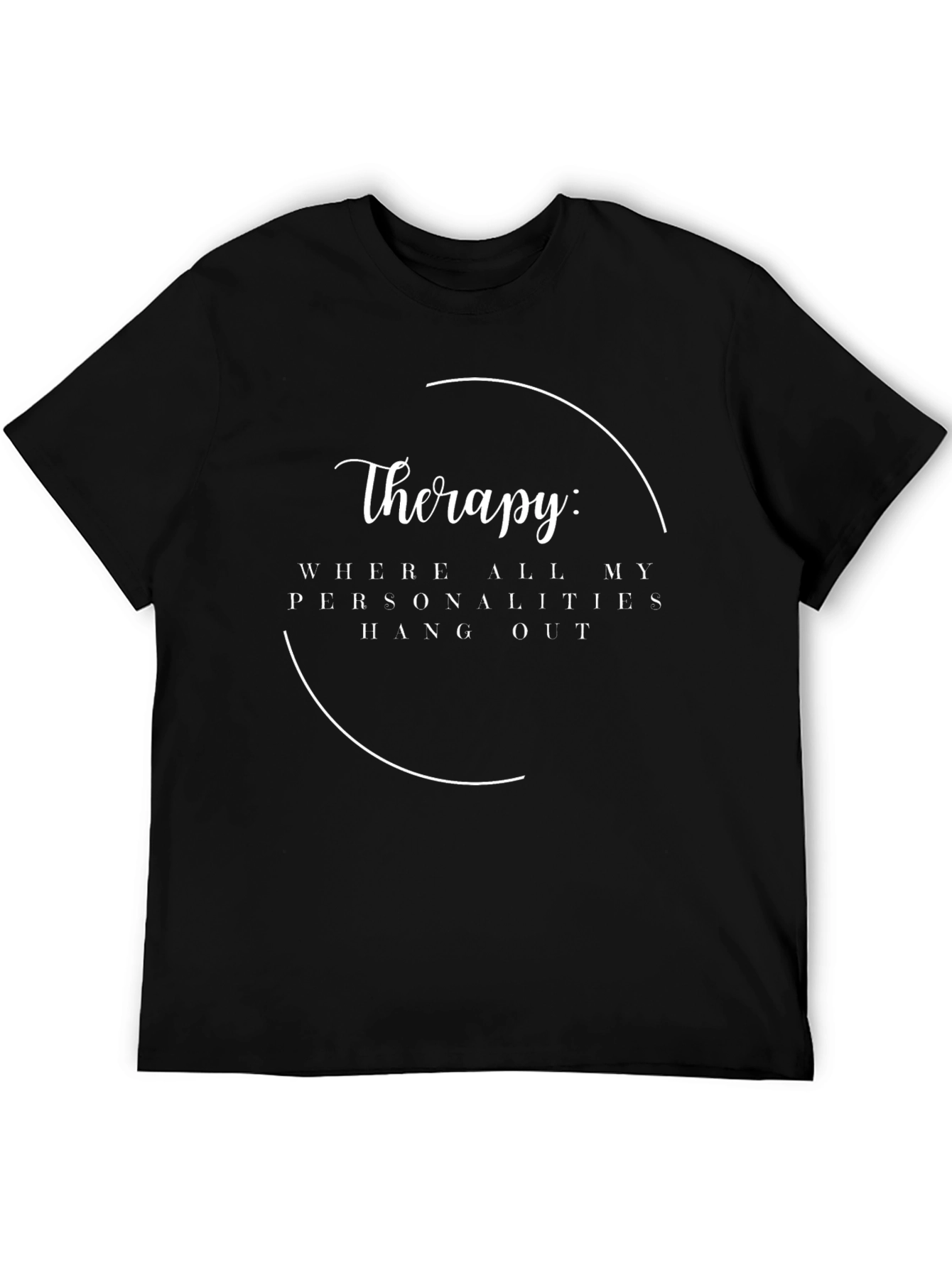 Therapy Personality T-Shirt - Black