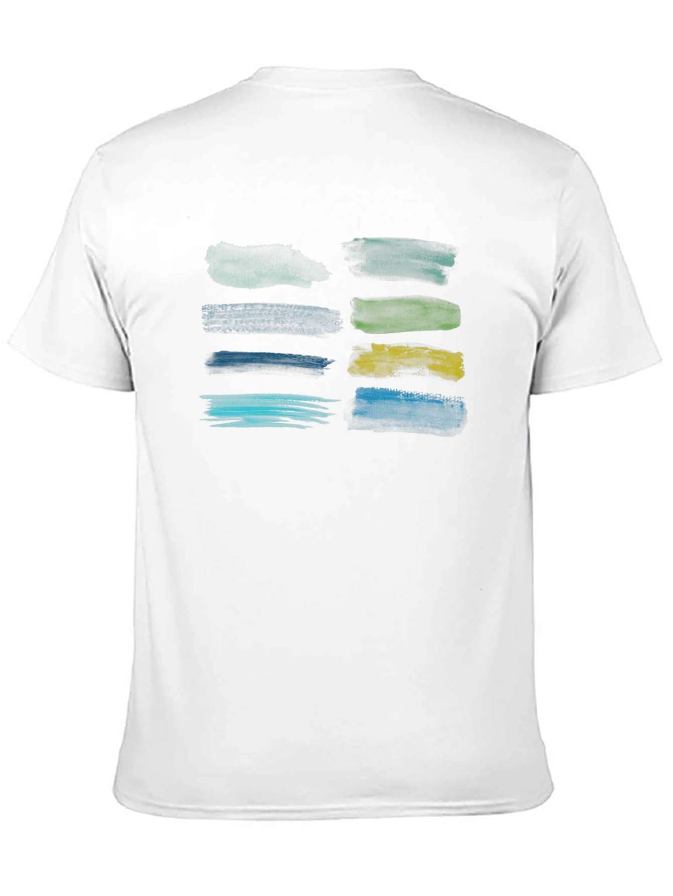 Brush Stroke Graphic Tee - Artistic Design