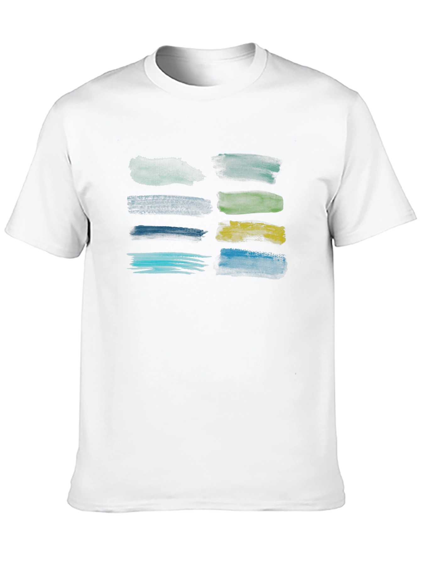 Brush Stroke Graphic Tee - Artistic Design
