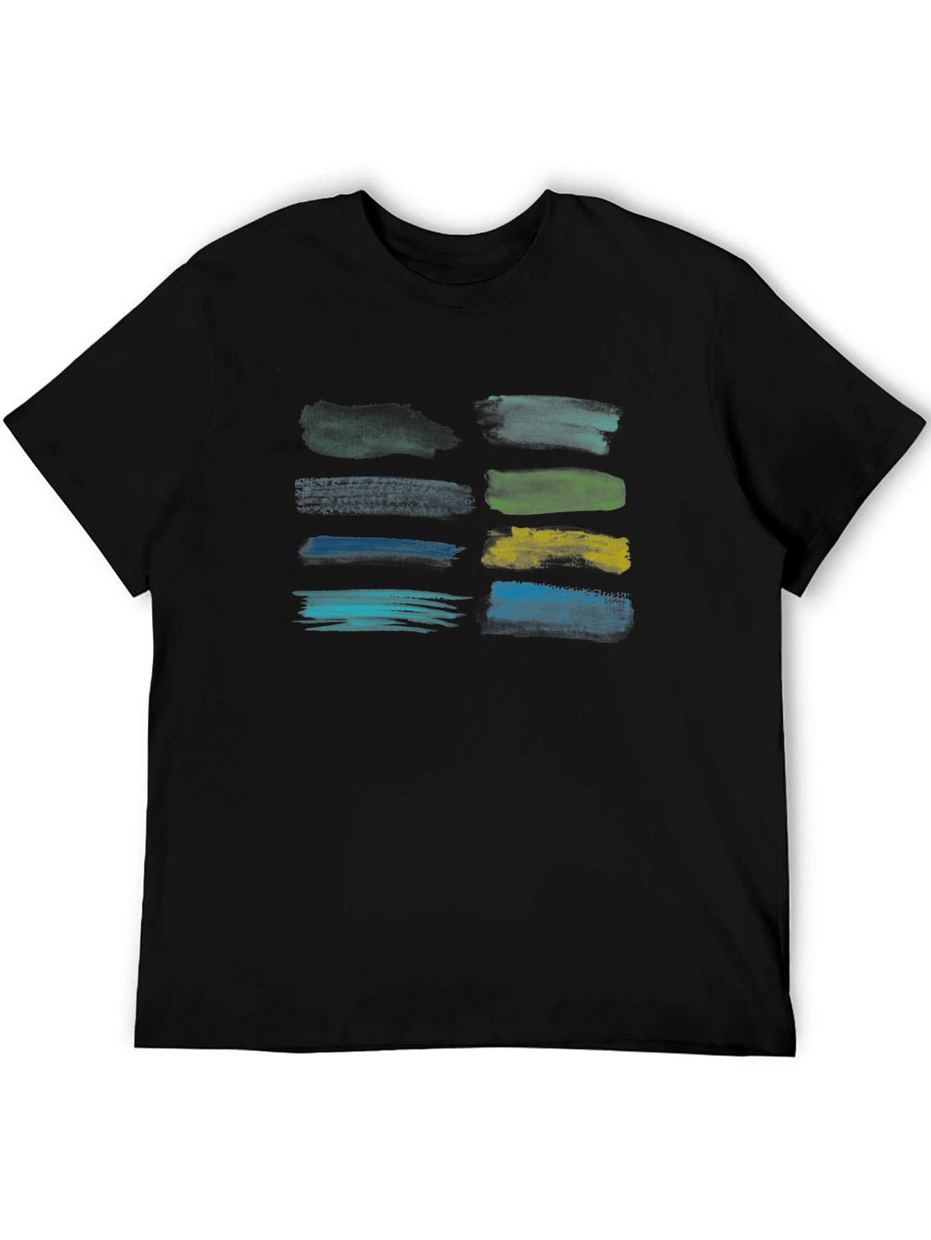 Brush Stroke Graphic Tee - Artistic Design