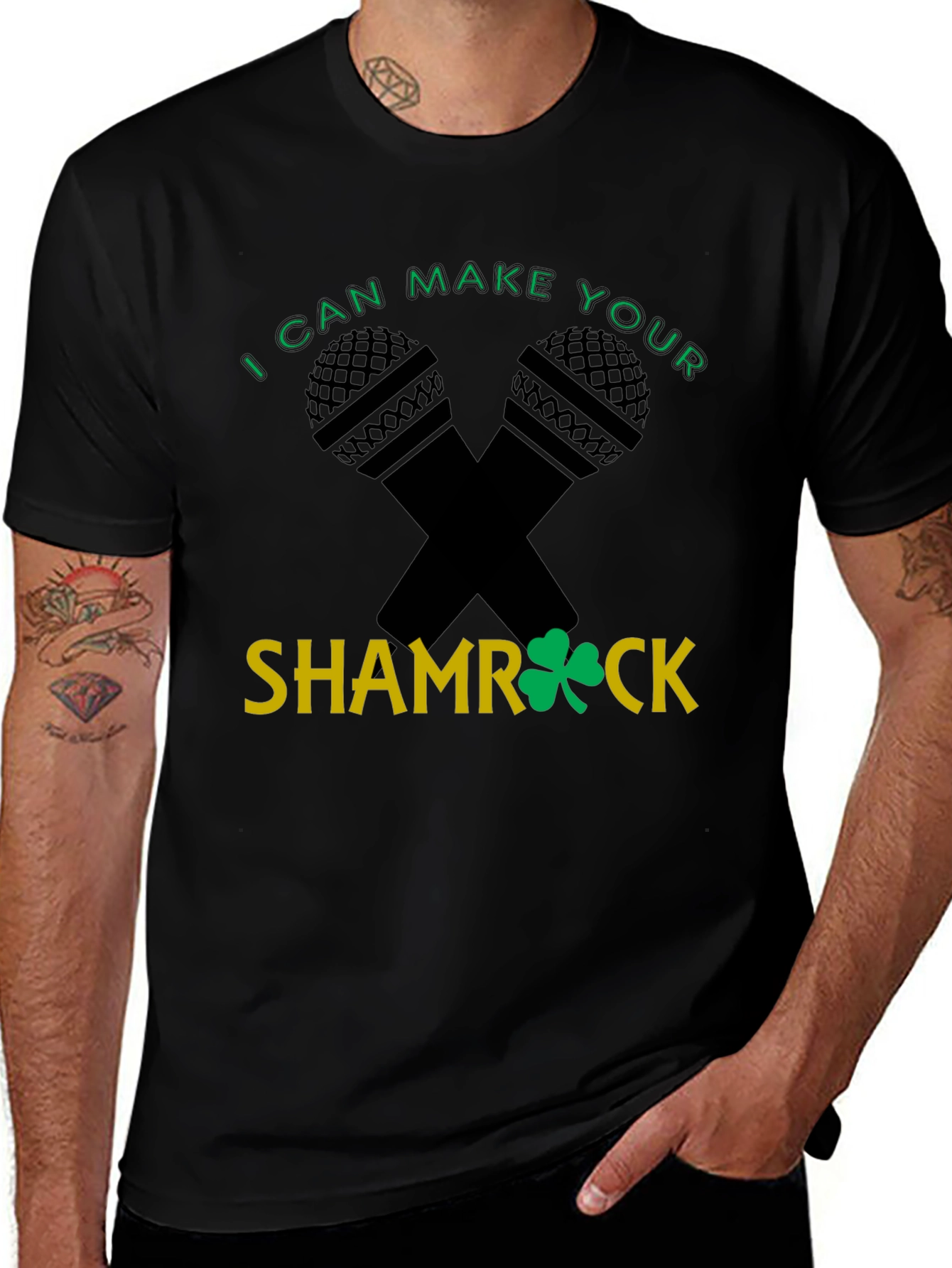 Shamrock Funny Graphic T-Shirt - St. Patricks Day