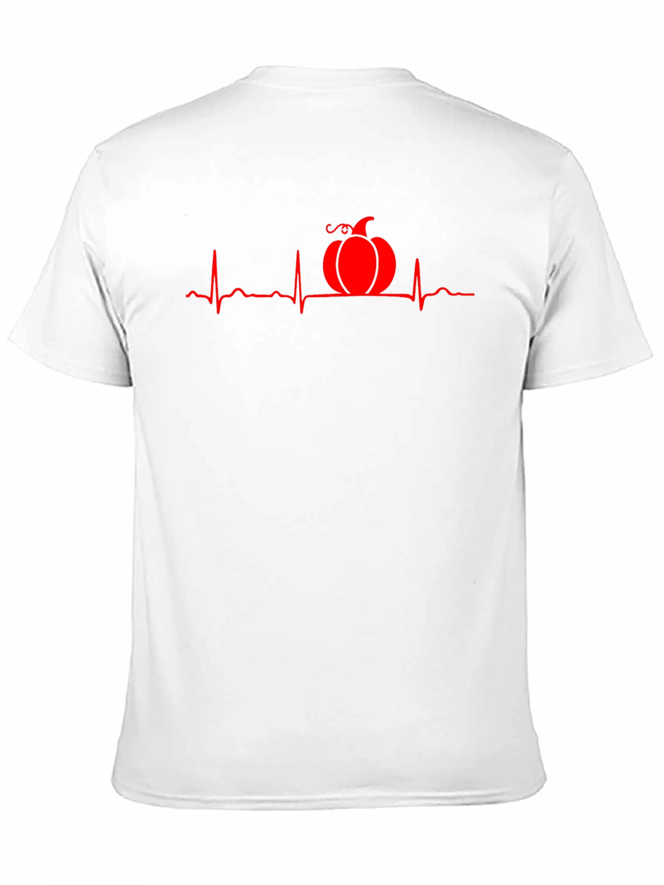 Pumpkin Heartbeat Graphic Tee - Halloween Style