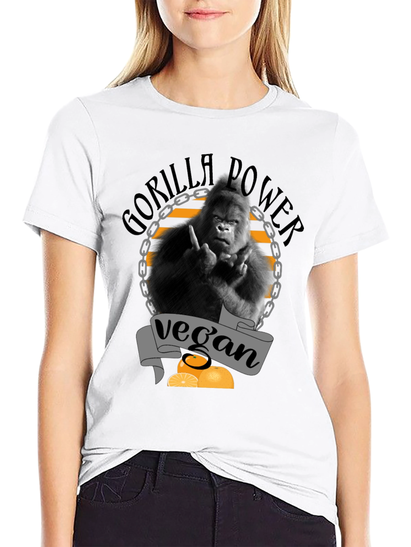 Vegan Gorilla Power T-Shirt