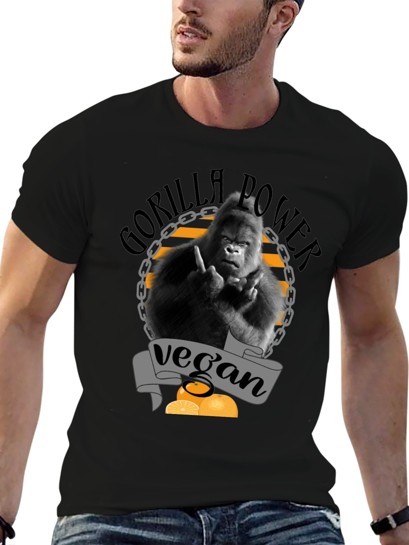 Vegan Gorilla Power T-Shirt