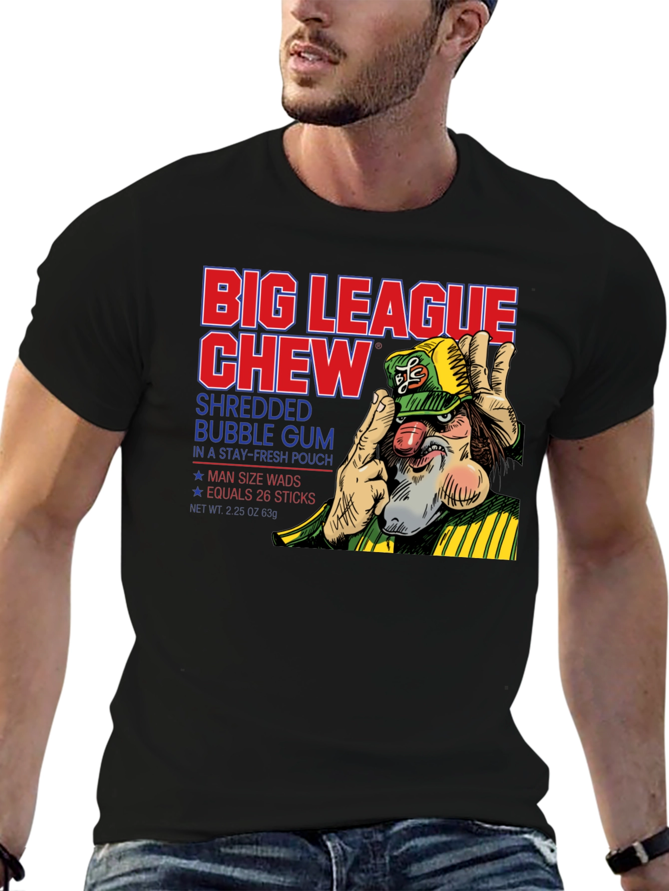 Big League Chew Graphic T-Shirt - Black