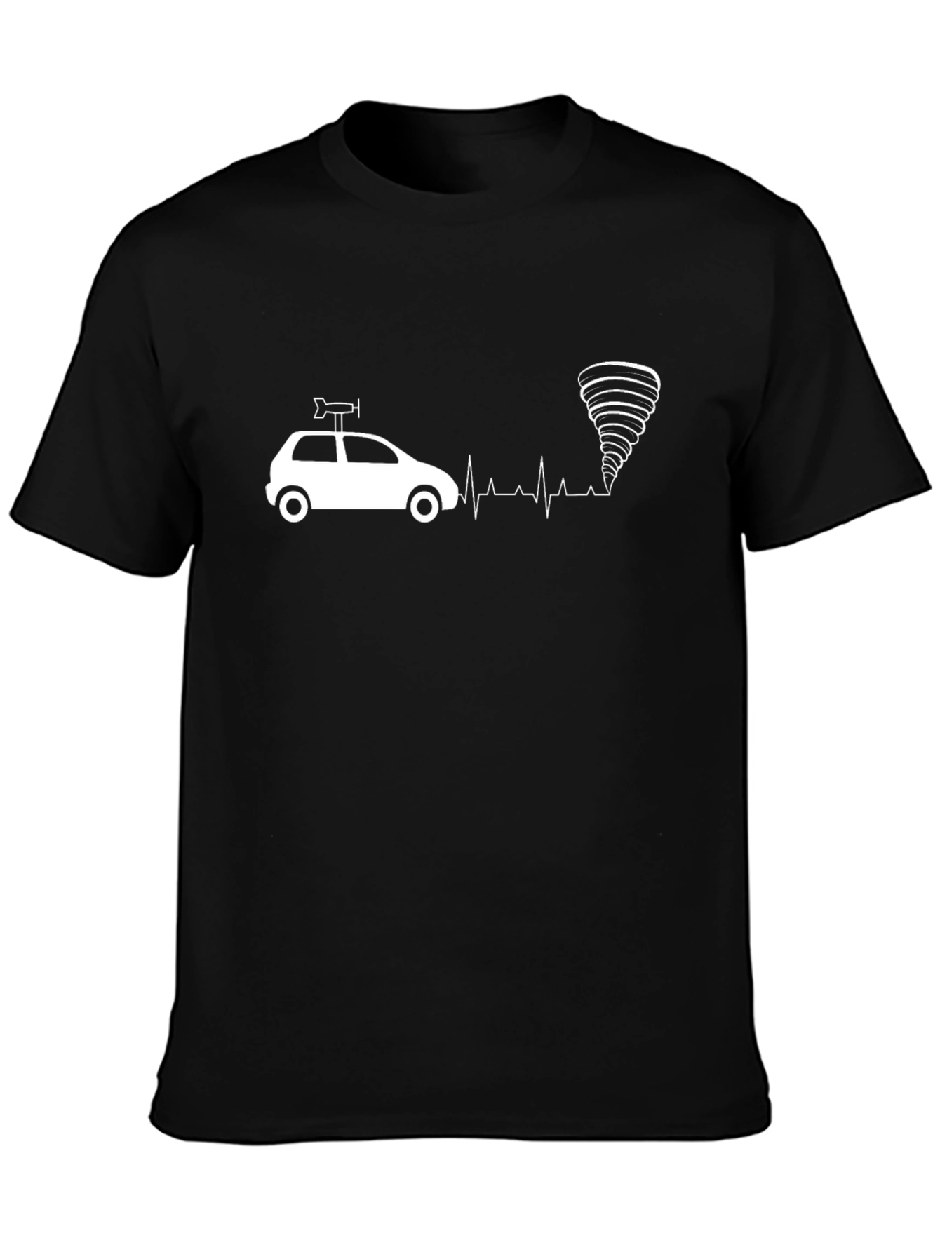 Storm Chaser Car & Tornado Graphic Tee